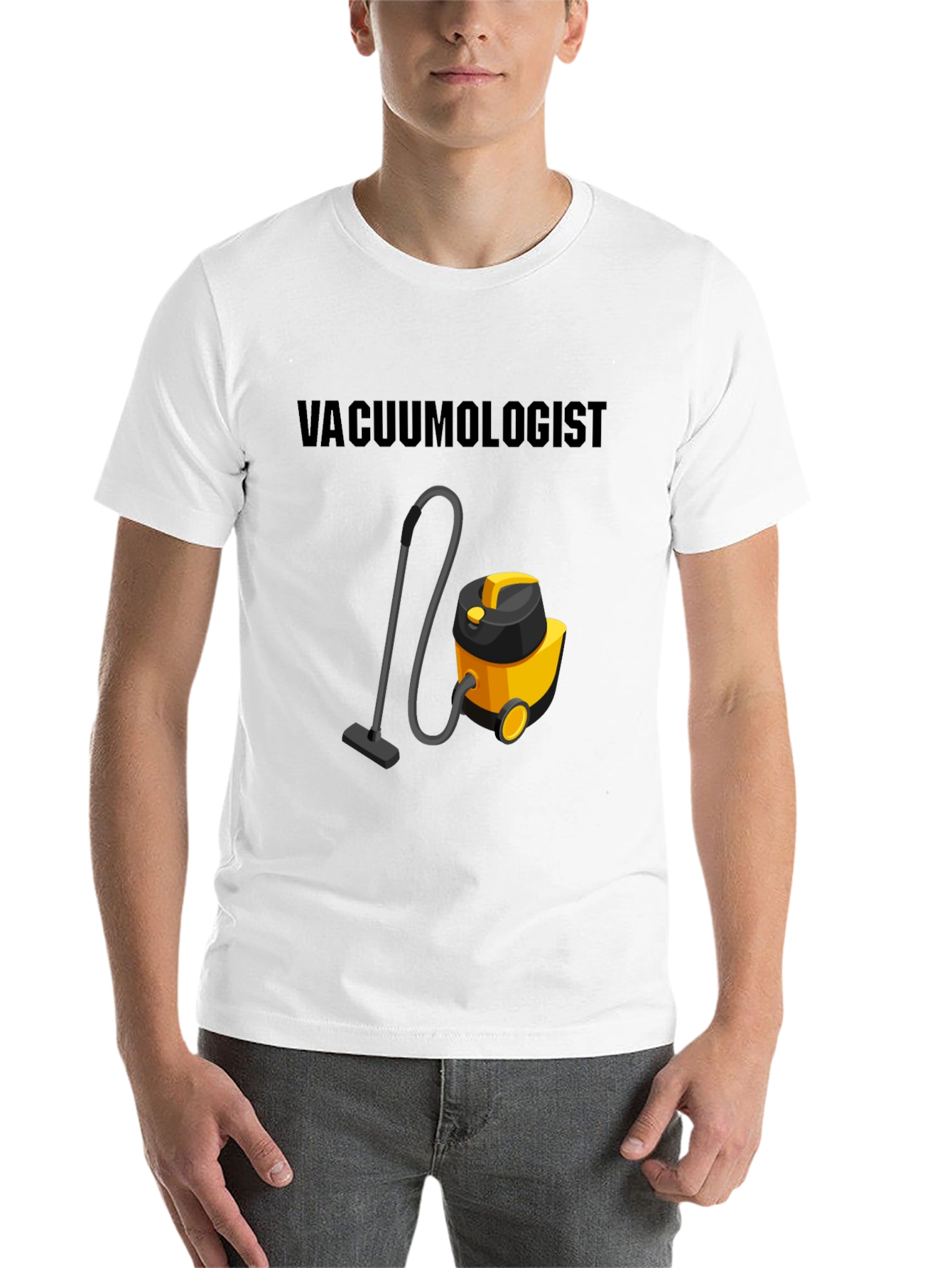 Black Vacuumologist T-Shirt - Novelty Cleaning Humor Tee view 14