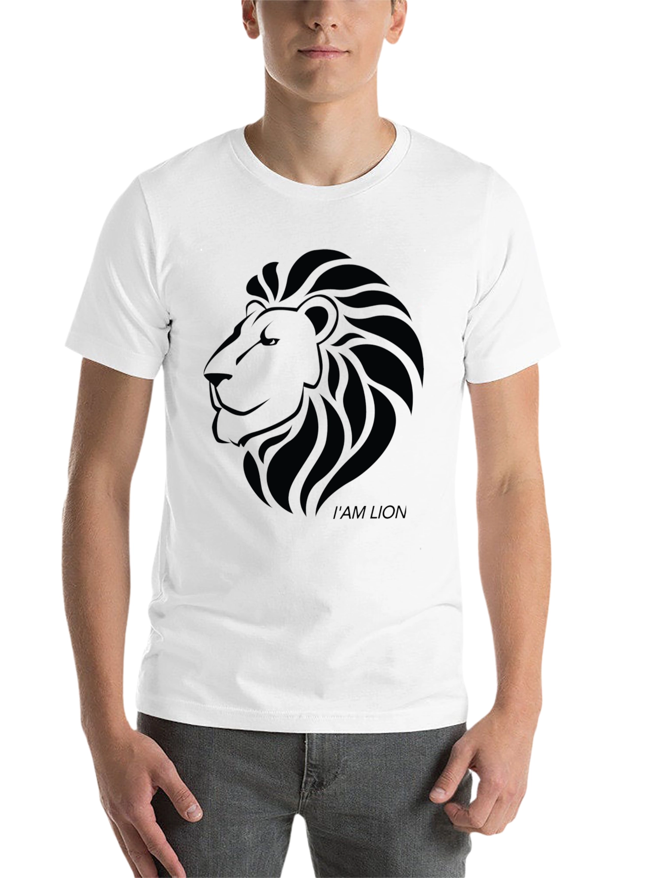 Black Lion Graphic Tee - Black view 14