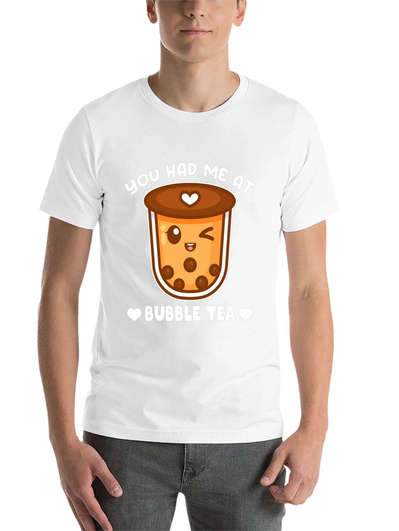 Black You Had Me At Bubble Tea Graphic T-Shirt view 14