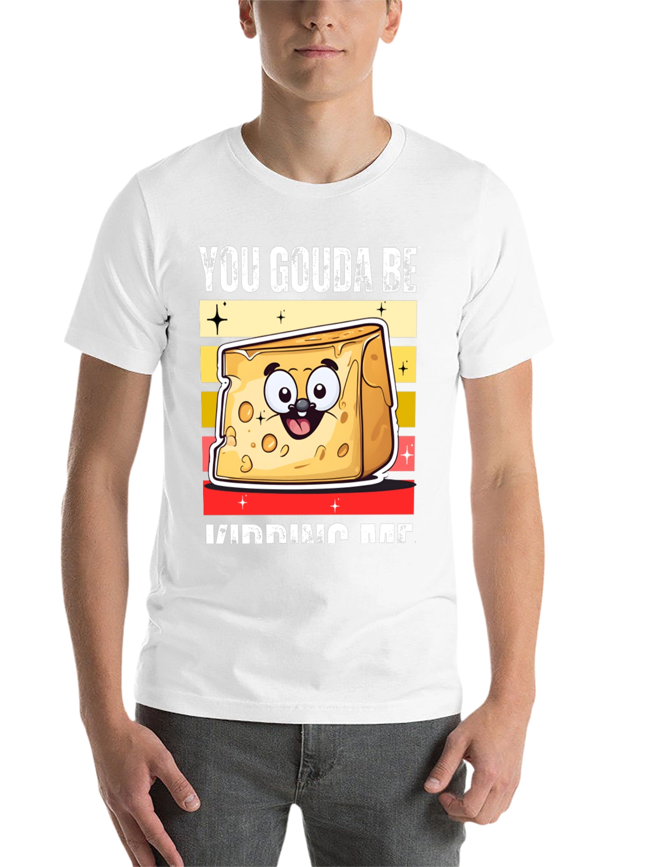 Black You Gouda Be Kidding Me T-Shirt view 14