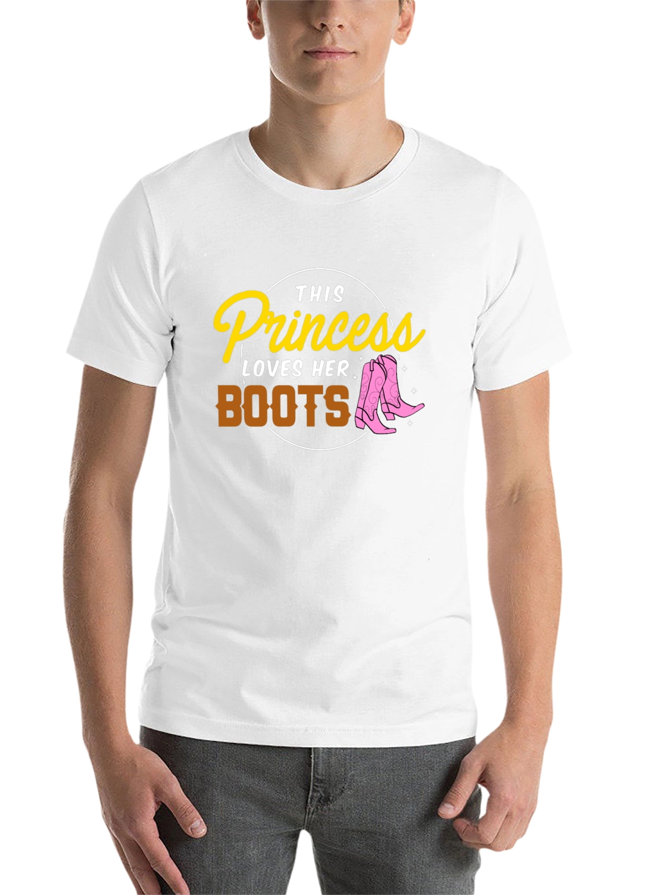 Black Cowgirl Princess T-Shirt - Loves Her Boots Tee view 14