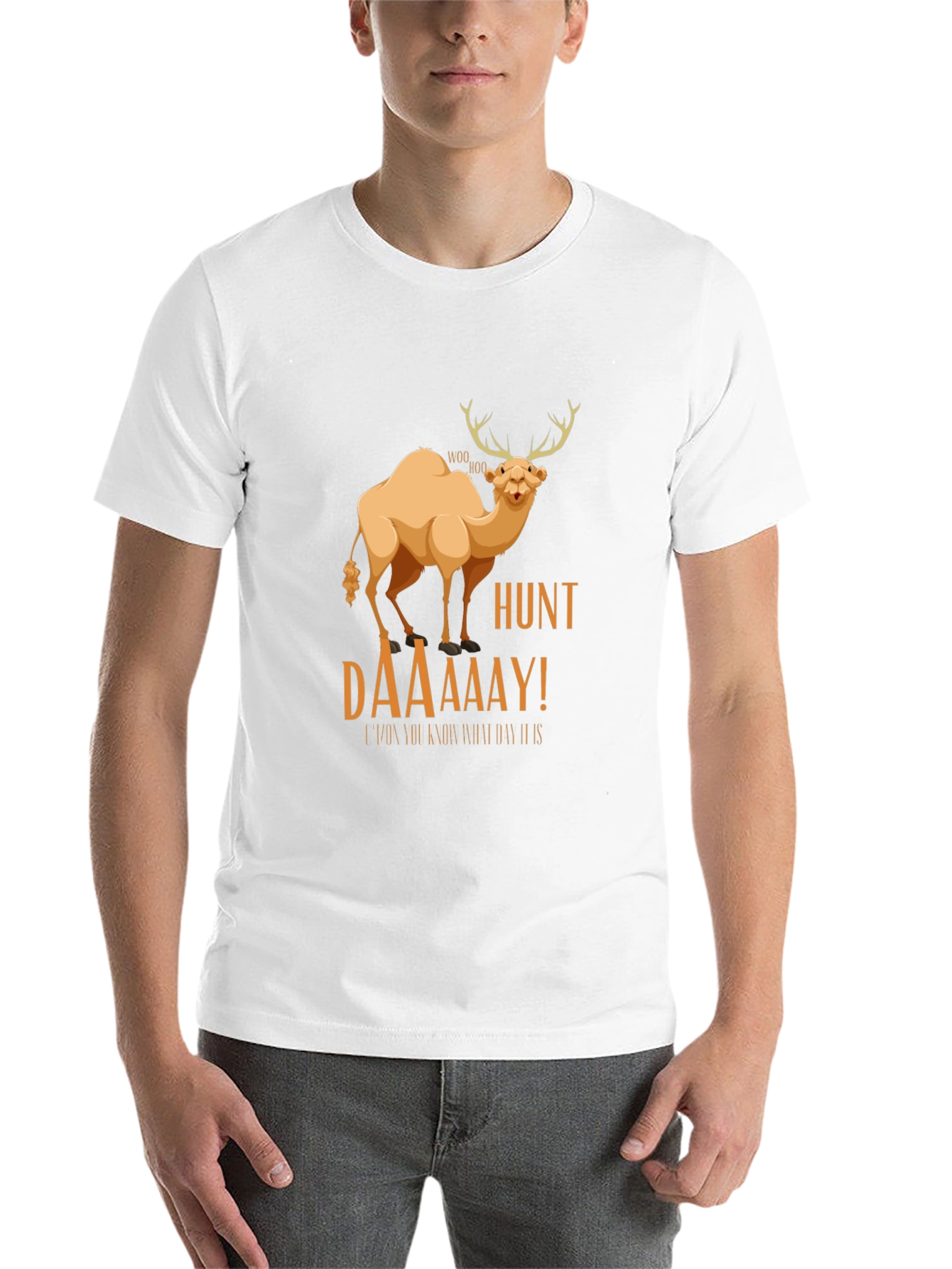 Black Camel Deer Hunt T-Shirt: It's Hunt Daaay! view 14