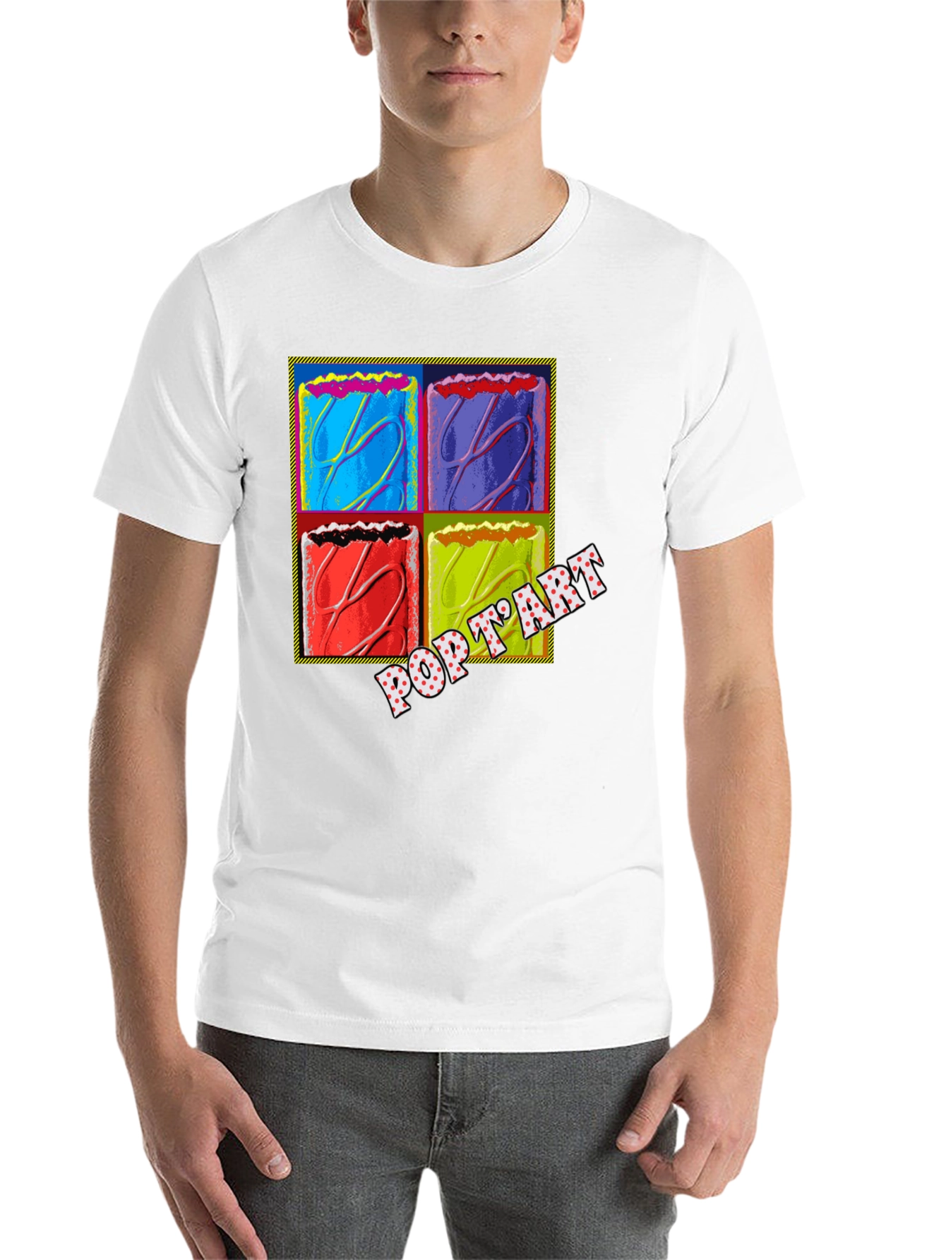 Black Pop Art Pop-Tart T-Shirt view 14