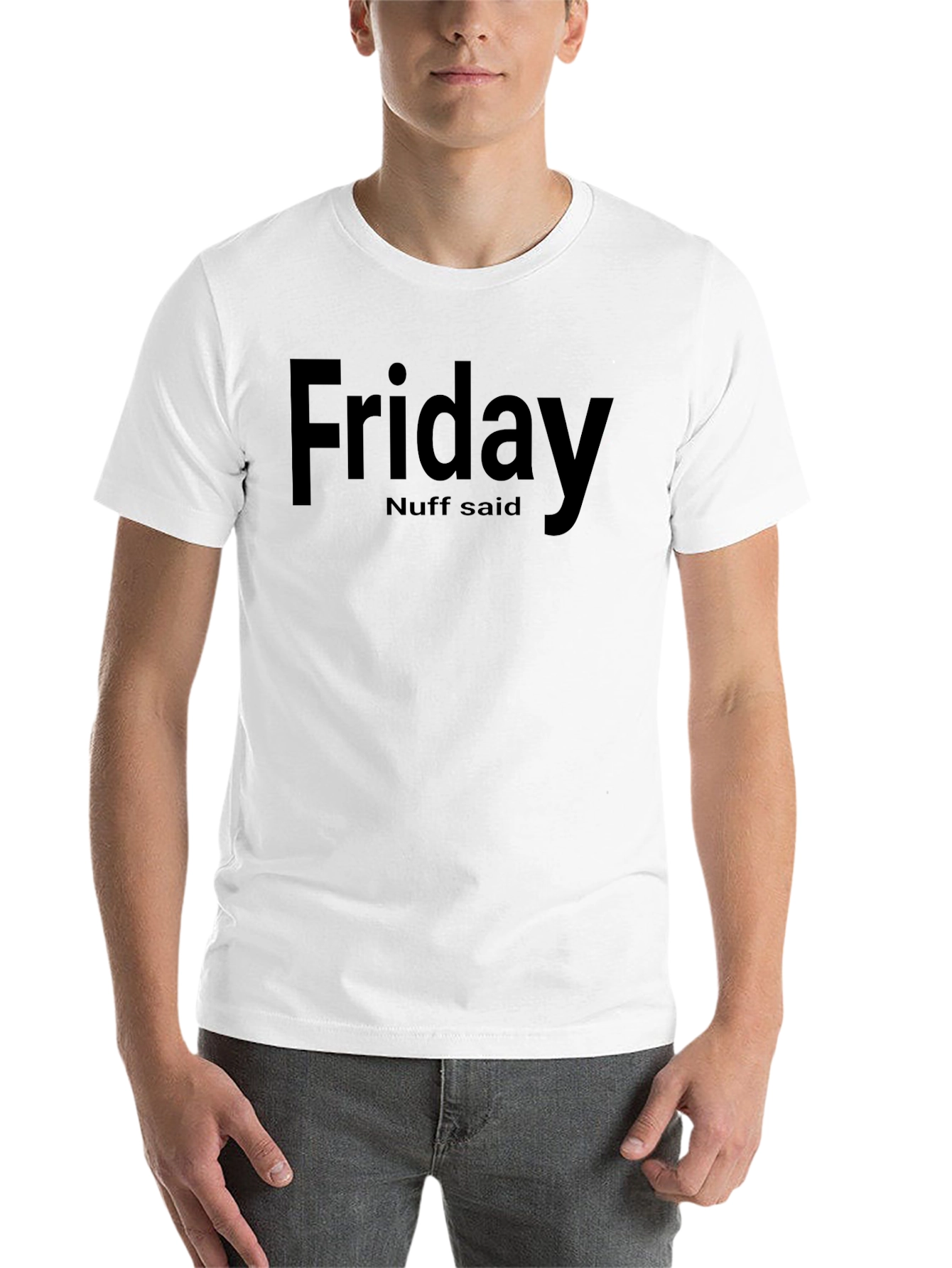Black Friday Nuff Said Black T-Shirt view 14