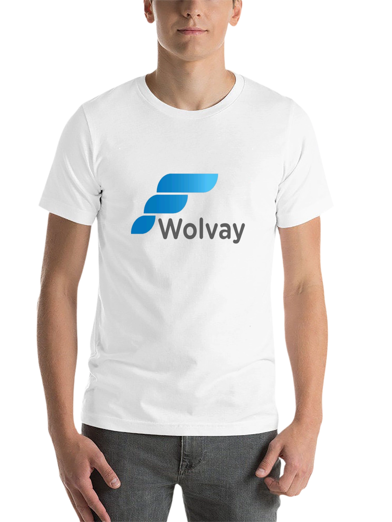 Black Wolvay T-Shirt: Stylish Logo Design, Comfortable Fit view 14
