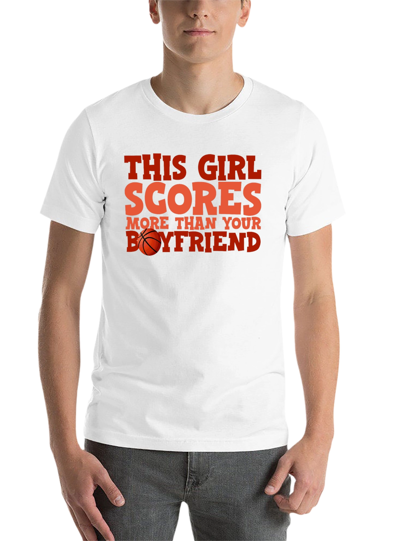 Black This Girl Scores Basketball Graphic Tee view 14