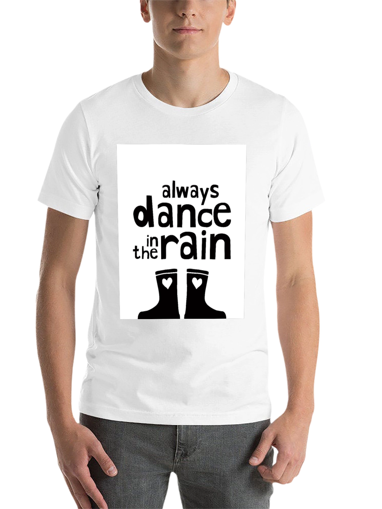 Black Dance in the Rain Graphic Tee view 14