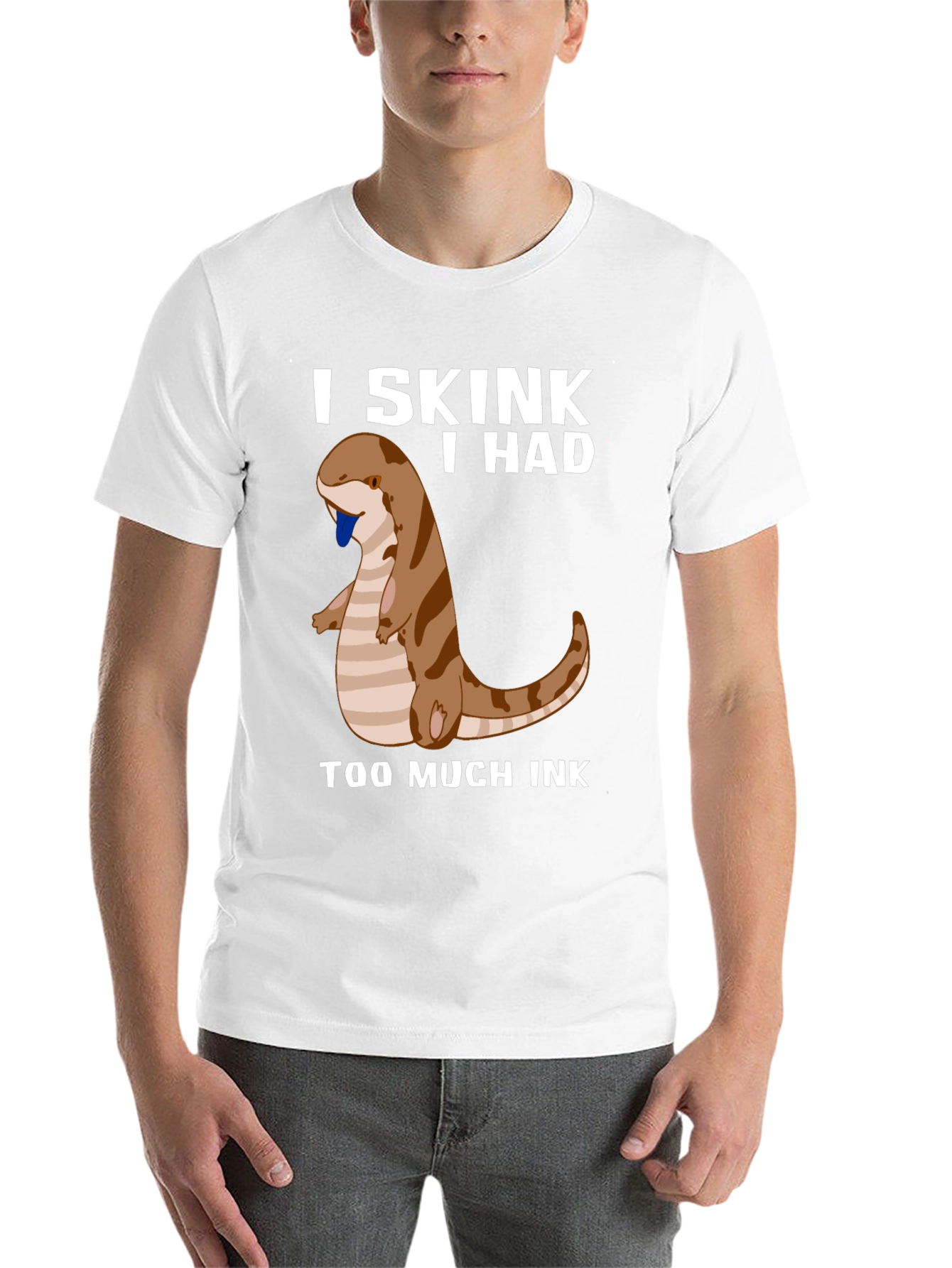 Black Skink Too Much Ink T-Shirt view 14