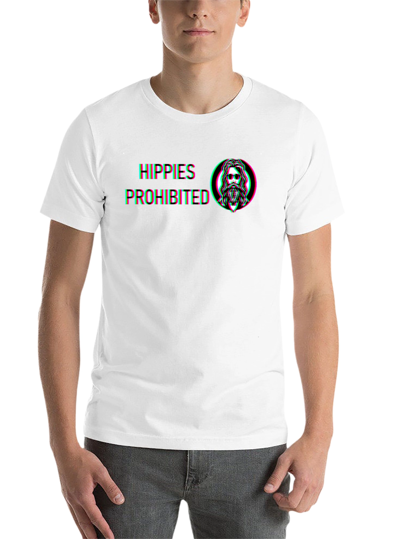 Black Hippie's Prohibited Graphic Tee - Black T-Shirt view 14