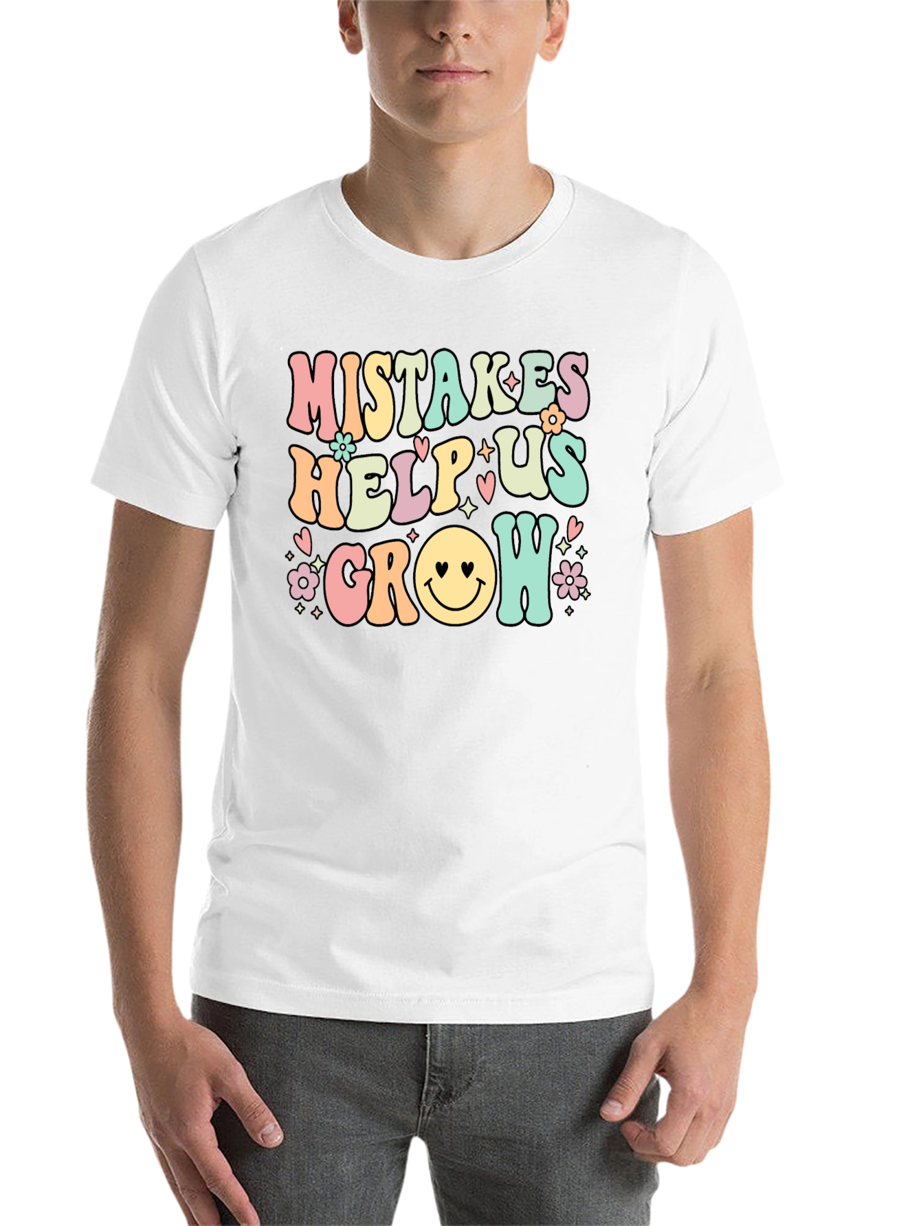 Black Mistakes Help Us Grow T-Shirt view 14