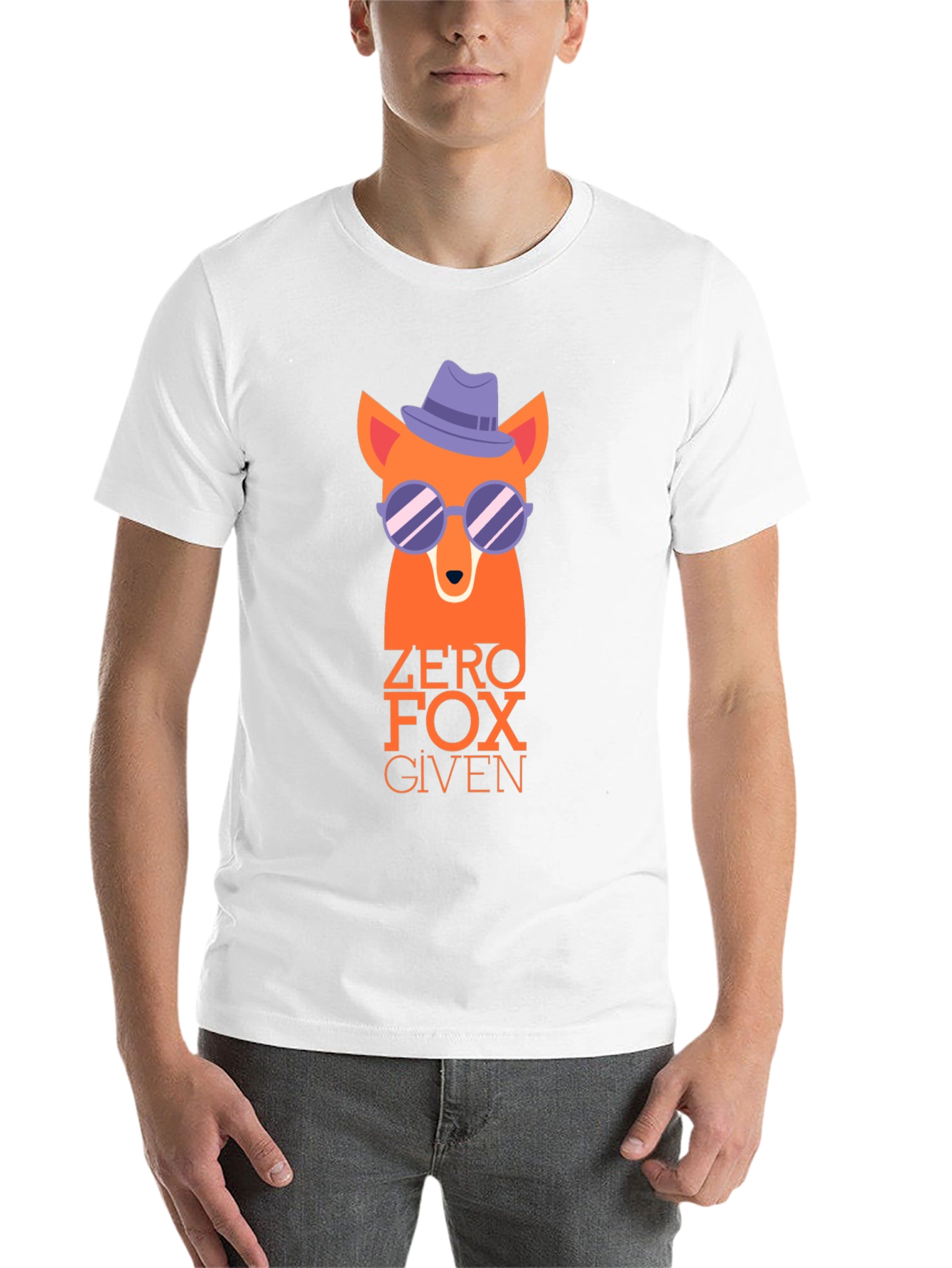 Black Zero Fox Given Graphic Tee - Cool & Funny view 14
