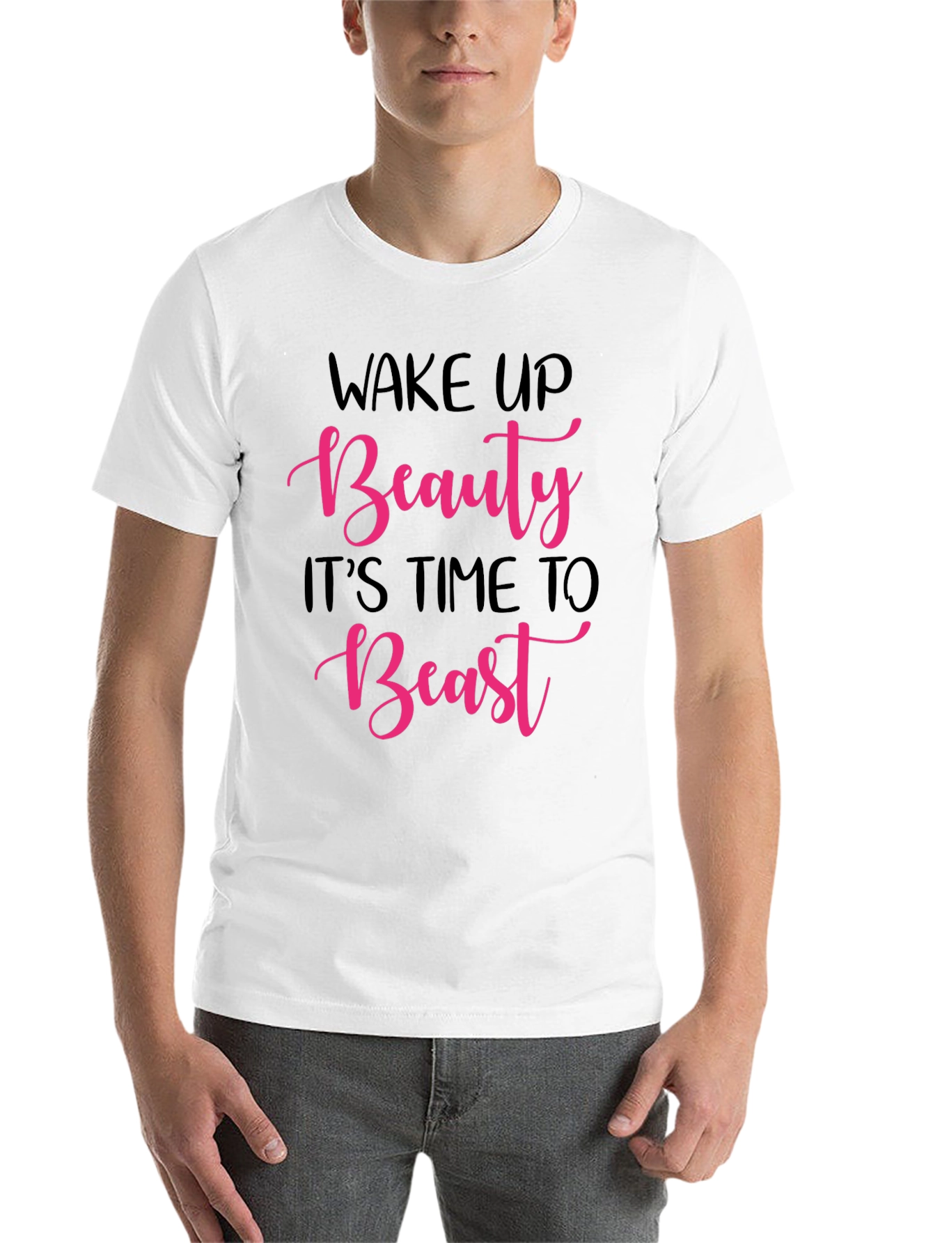 Black Wake Up Beauty Beast Graphic Tee view 14