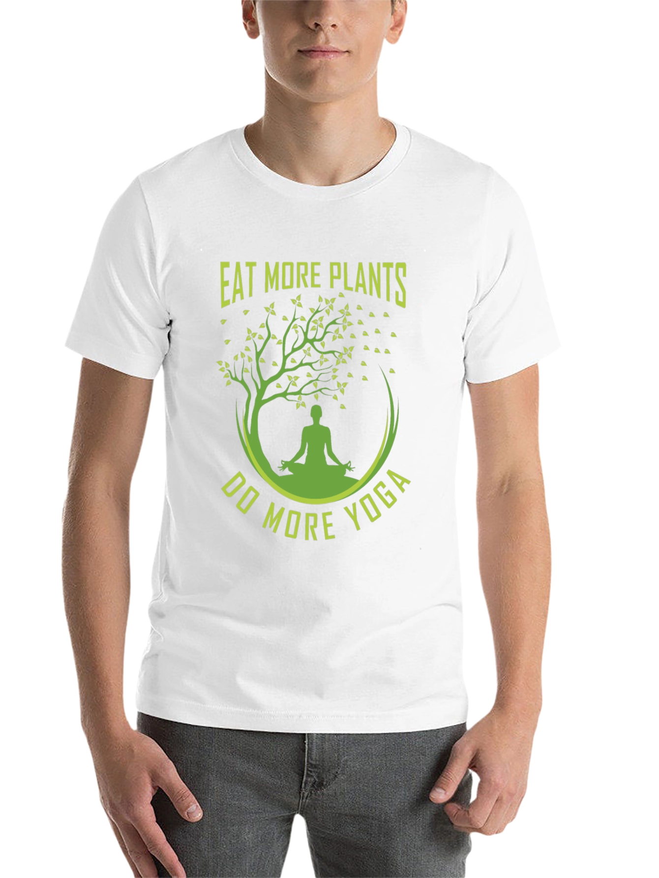 Eat More Plants, Do More Yoga T-Shirt - 14