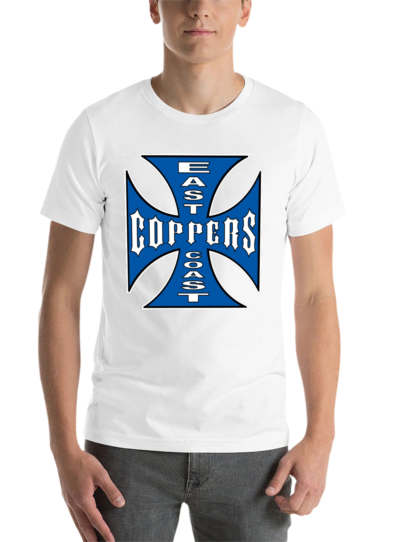 Black East Coast Choppers Graphic Tee - Black Cotton T-Shirt view 14