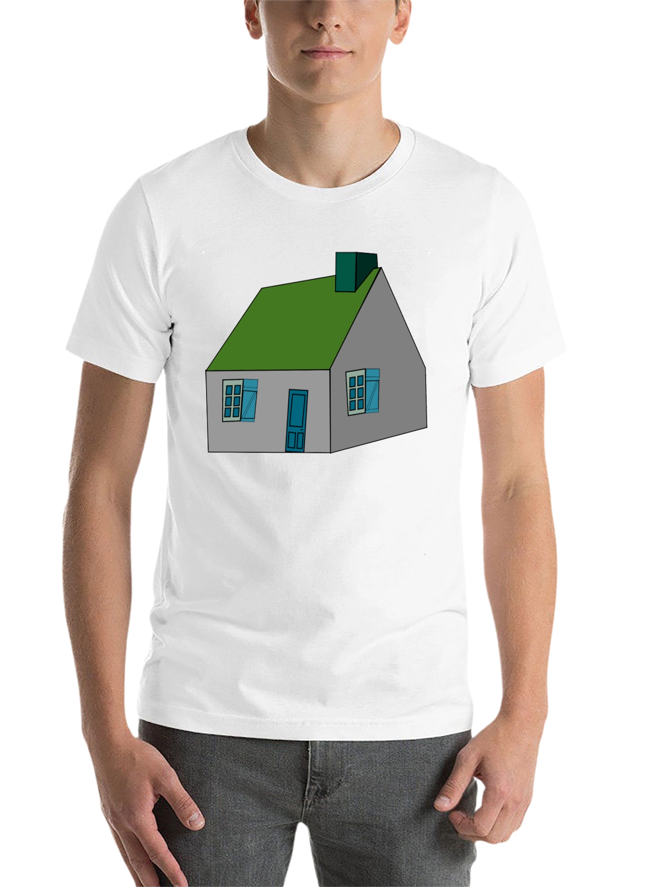 Black House Graphic Black T-Shirt view 14