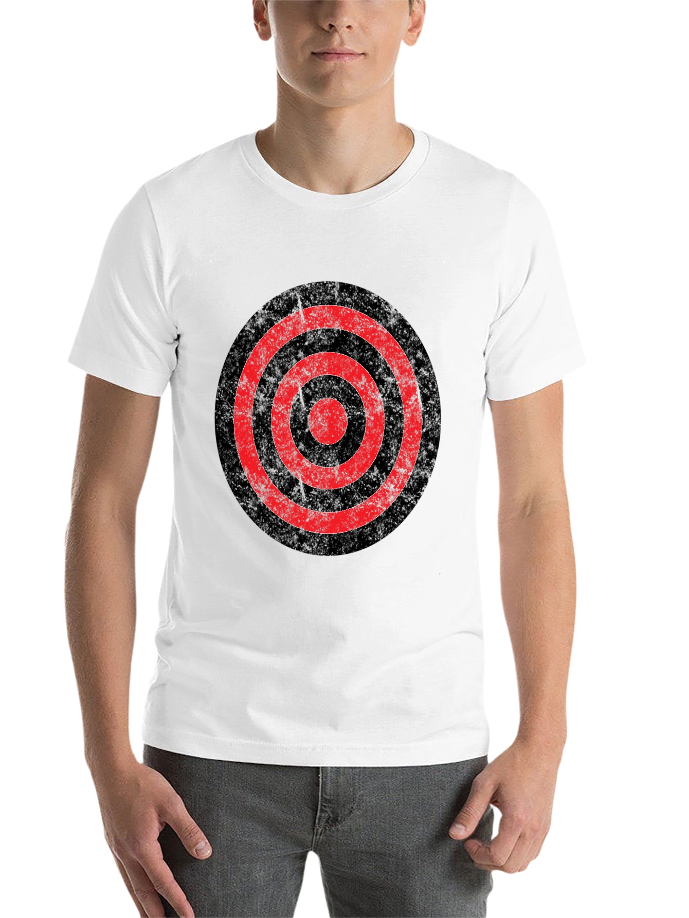 Black Target Graphic Tee - Bold Roundel Design view 14