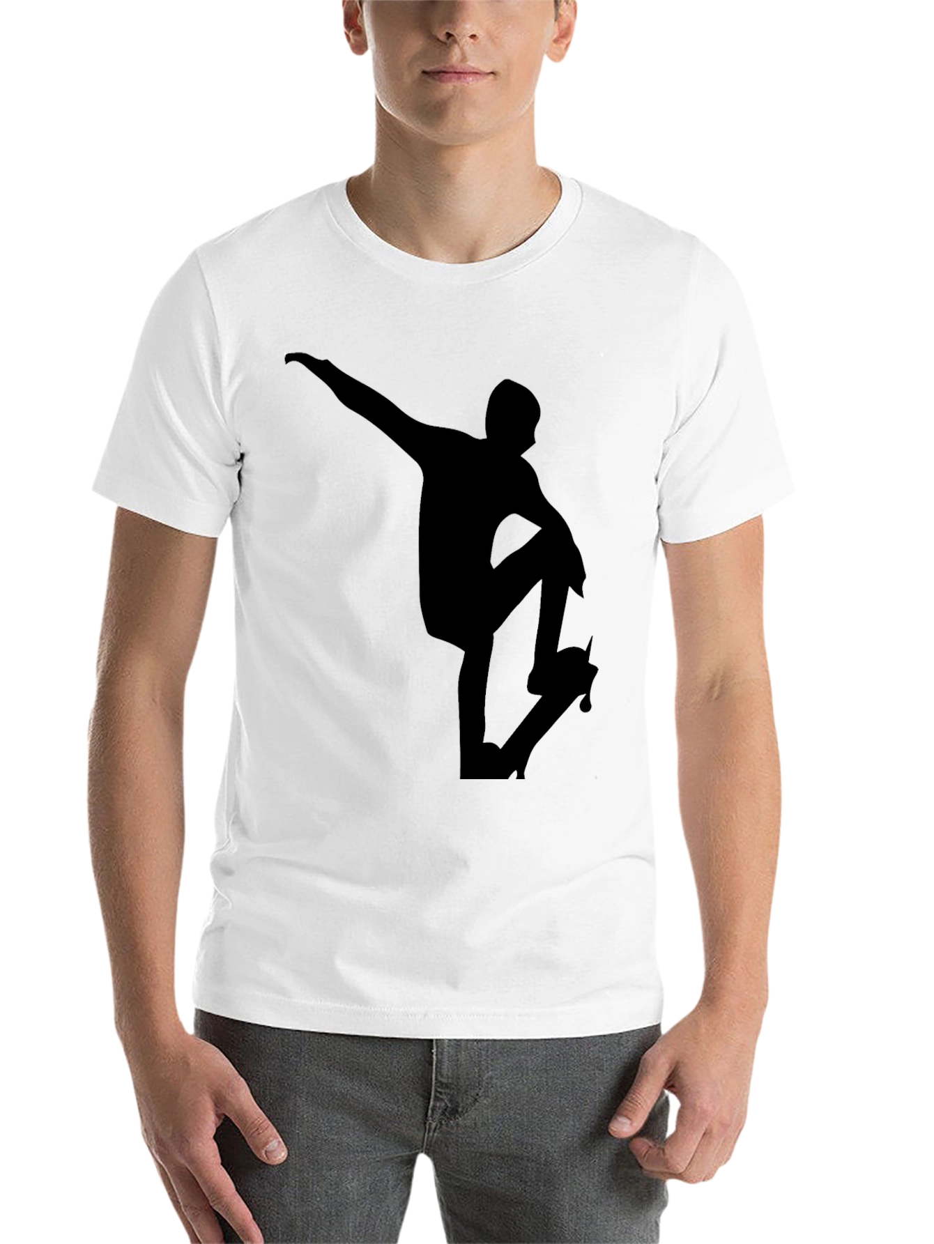 Black Skater Graphic Tee - Black T-Shirt view 14