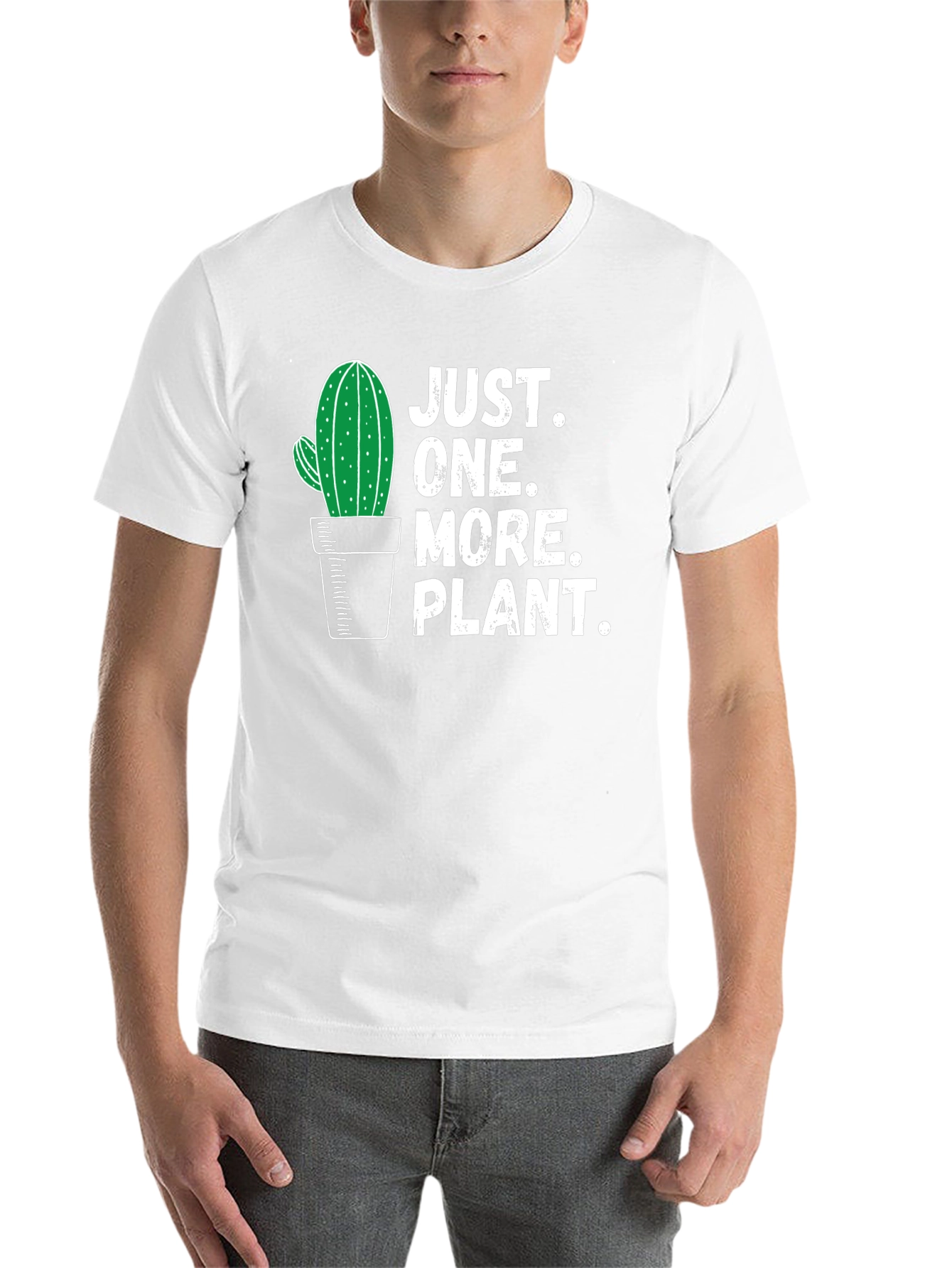 Black Just One More Plant T-Shirt - Cactus Lover Tee view 14