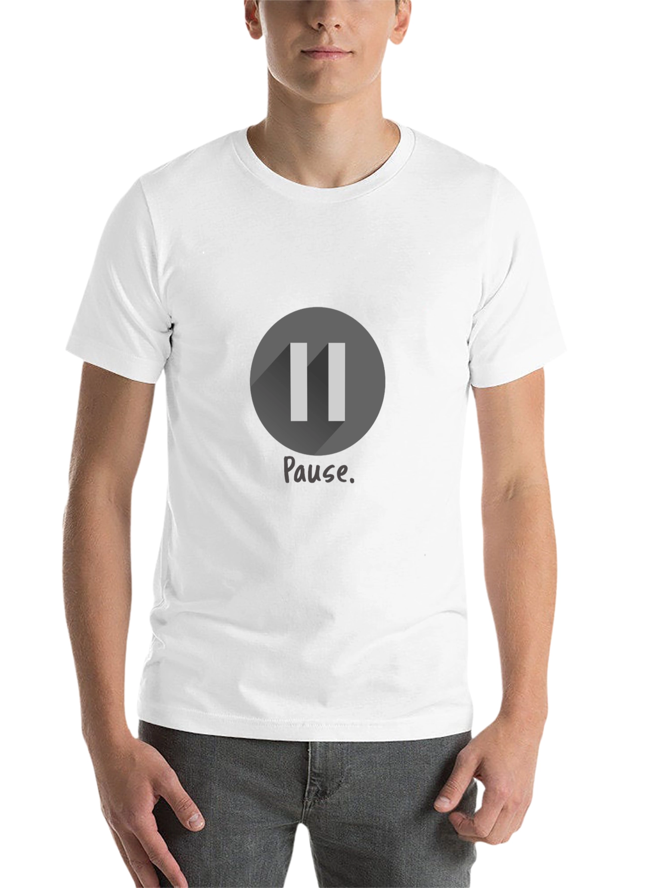 Black Pause T-Shirt - Relax & Take a Break view 14