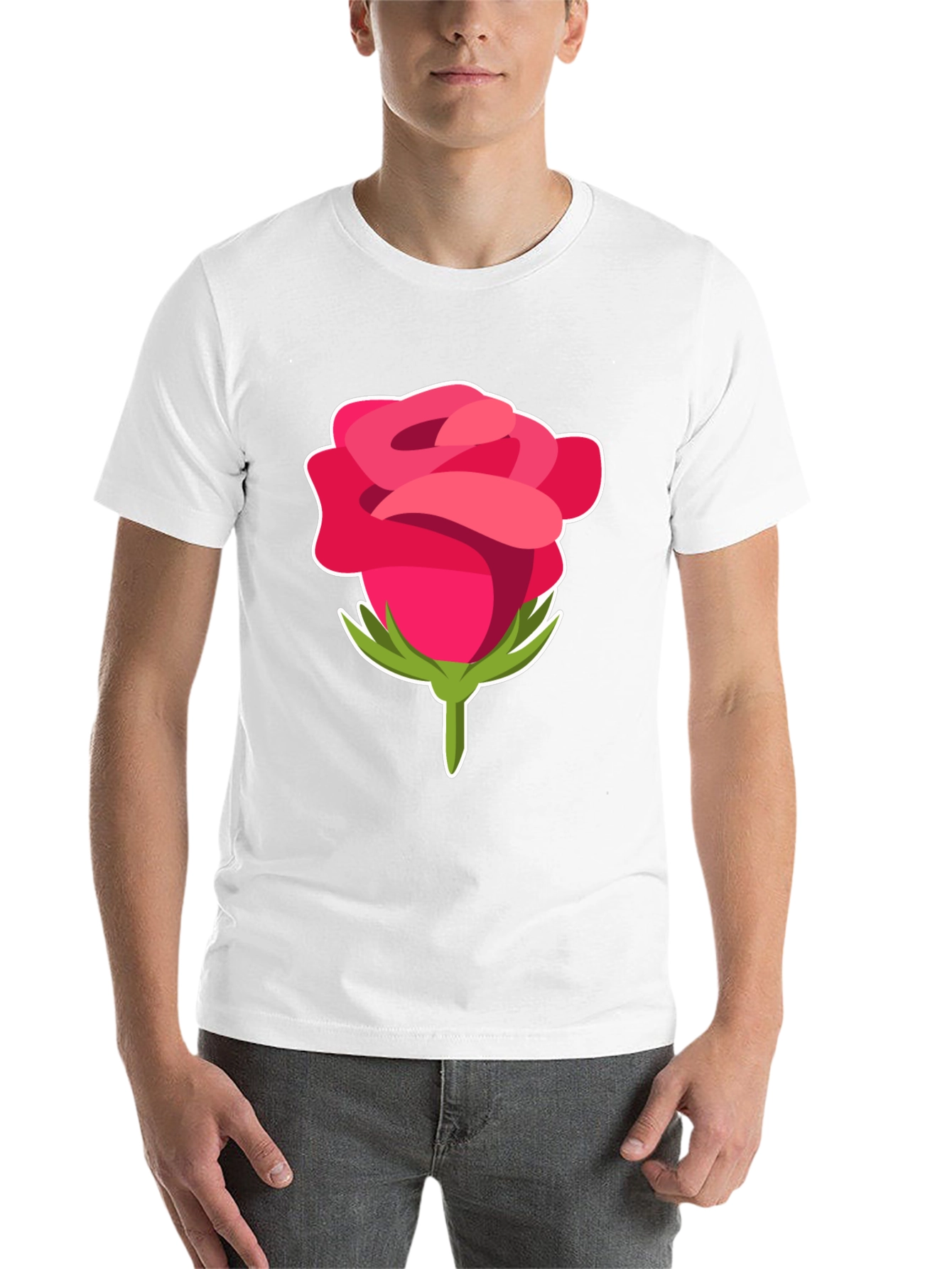 Black Rose Graphic Black T-Shirt view 14