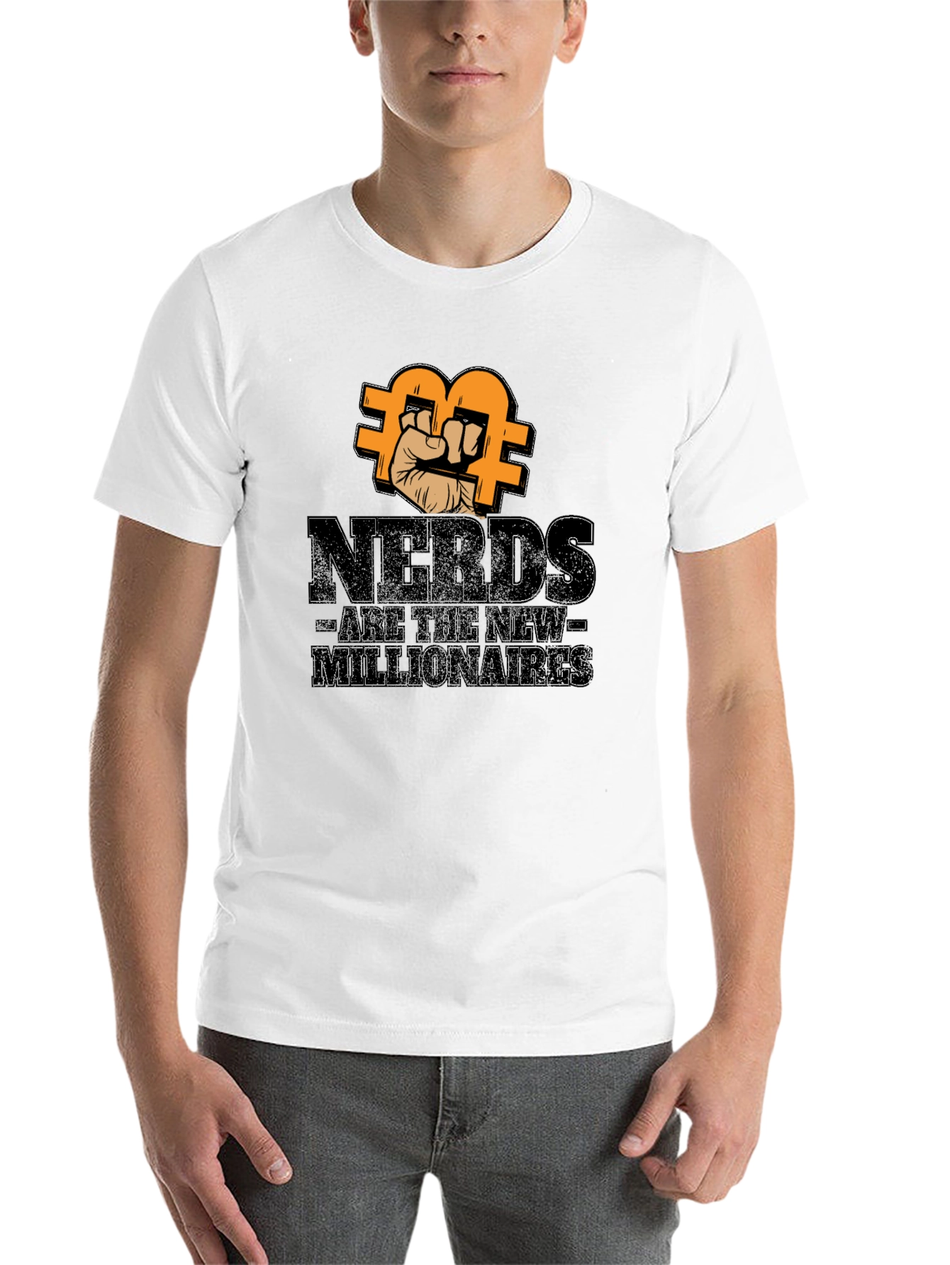 Black Nerds Are The New Millionaires Bitcoin T-Shirt view 14