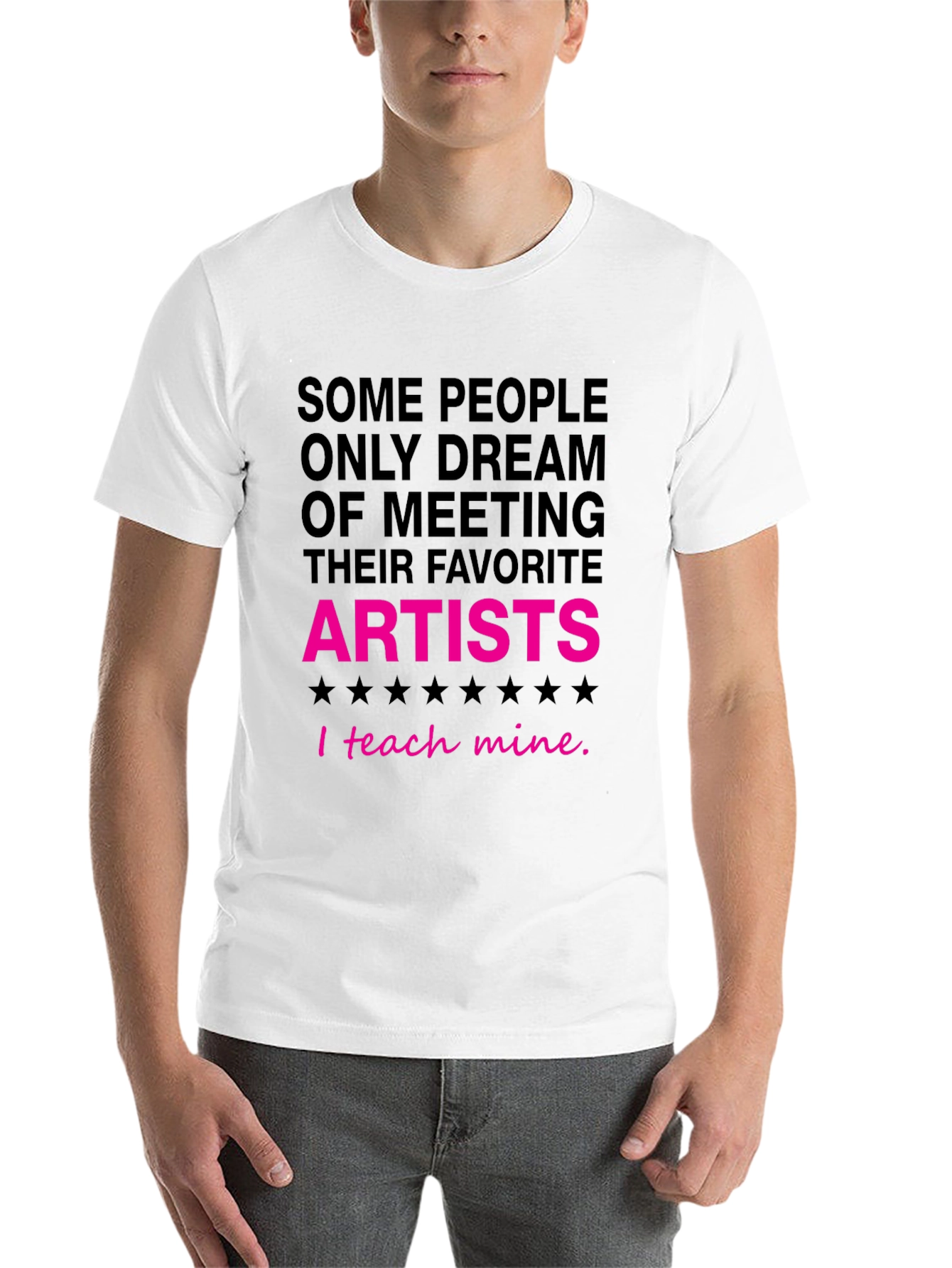 I Teach Mine Artist Graphic Tee - 14