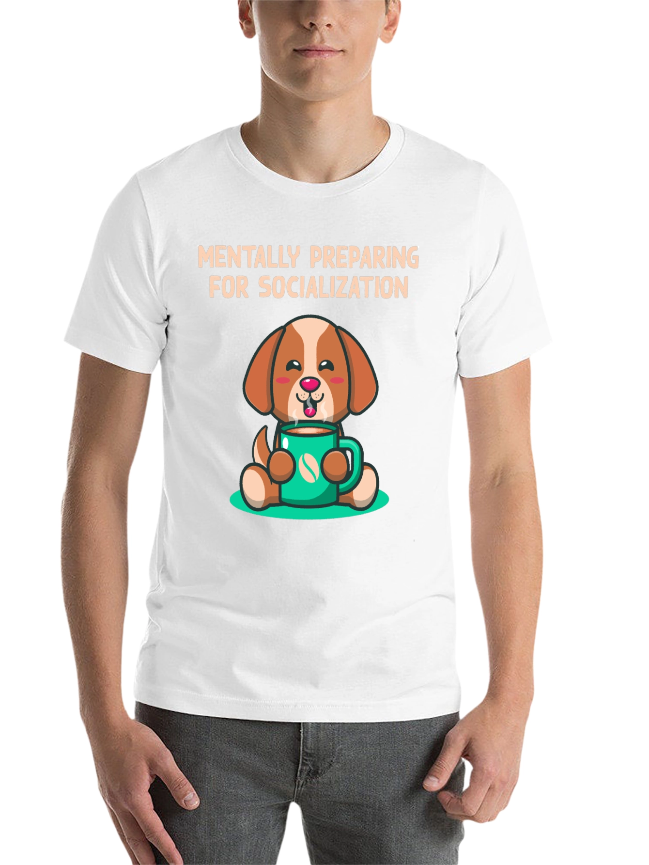Black Mentally Preparing Dog T-Shirt view 14