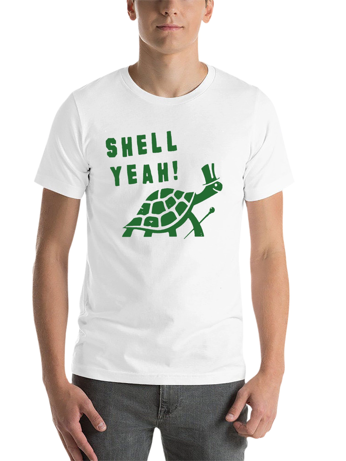 Black Shell Yeah Turtle Graphic T-Shirt view 14