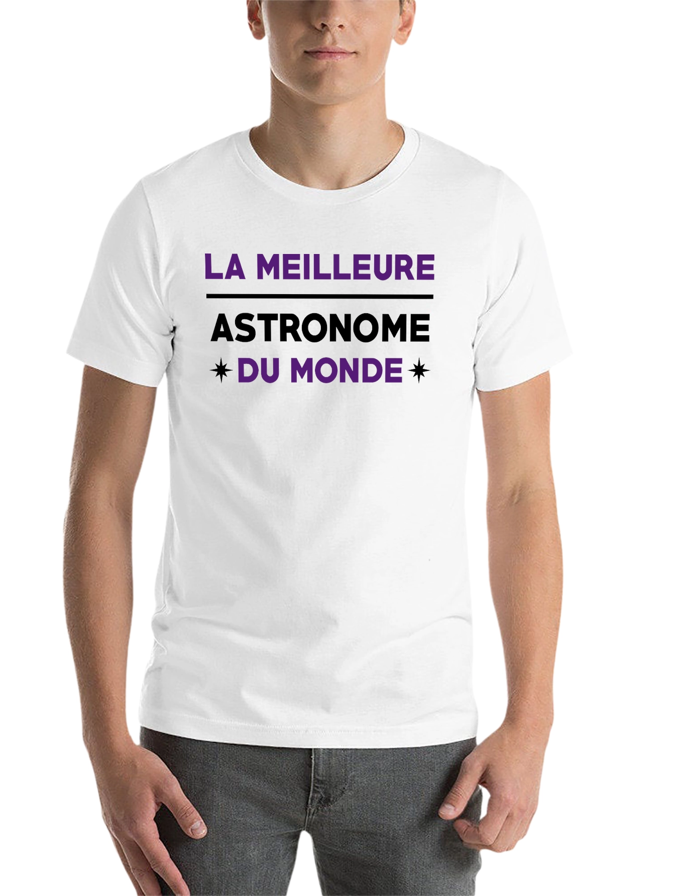 Black La Meilleure Astronome Tee - World's Best Astronomer view 14