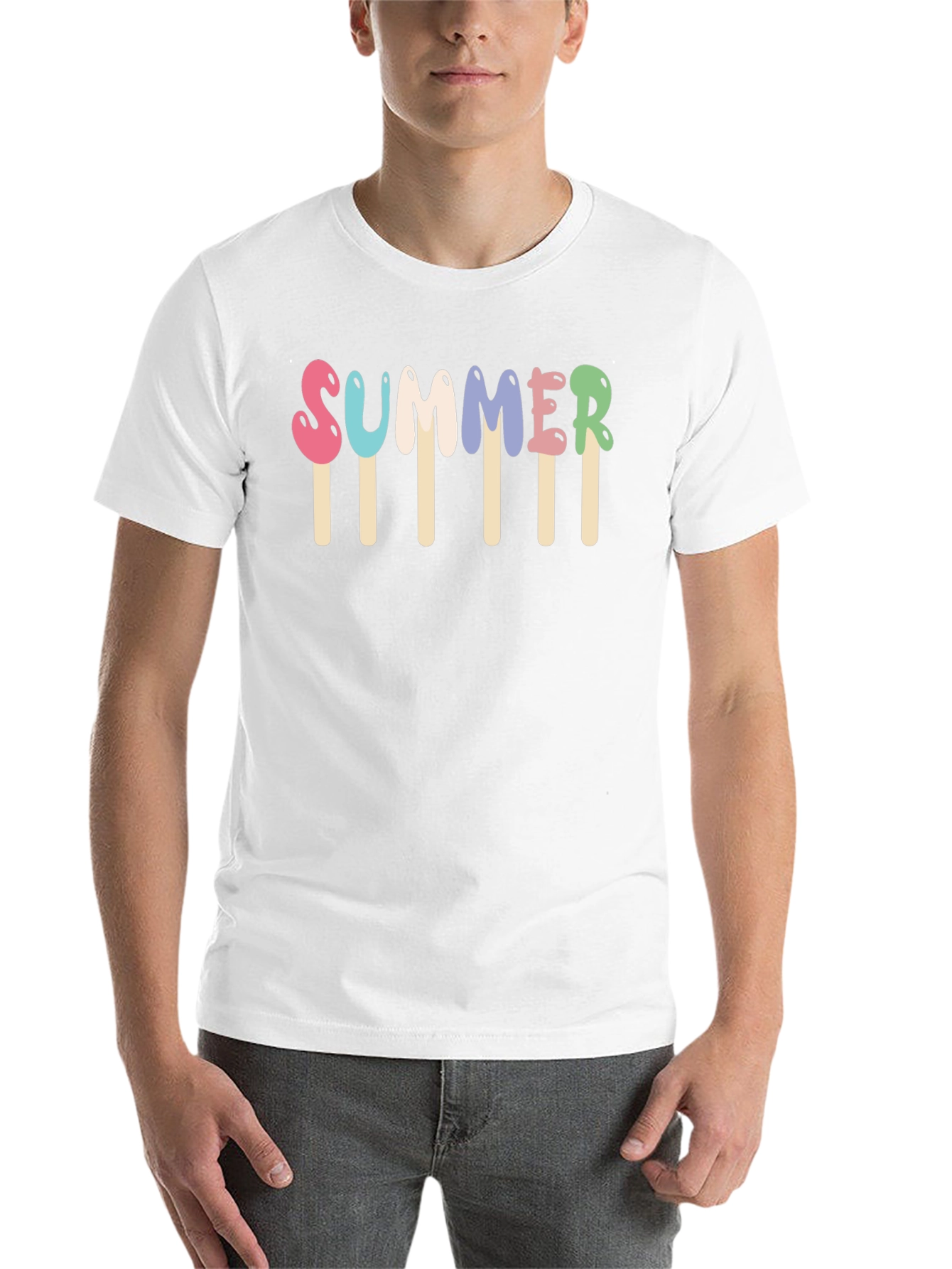 Black Summer Popsicle T-Shirt view 14