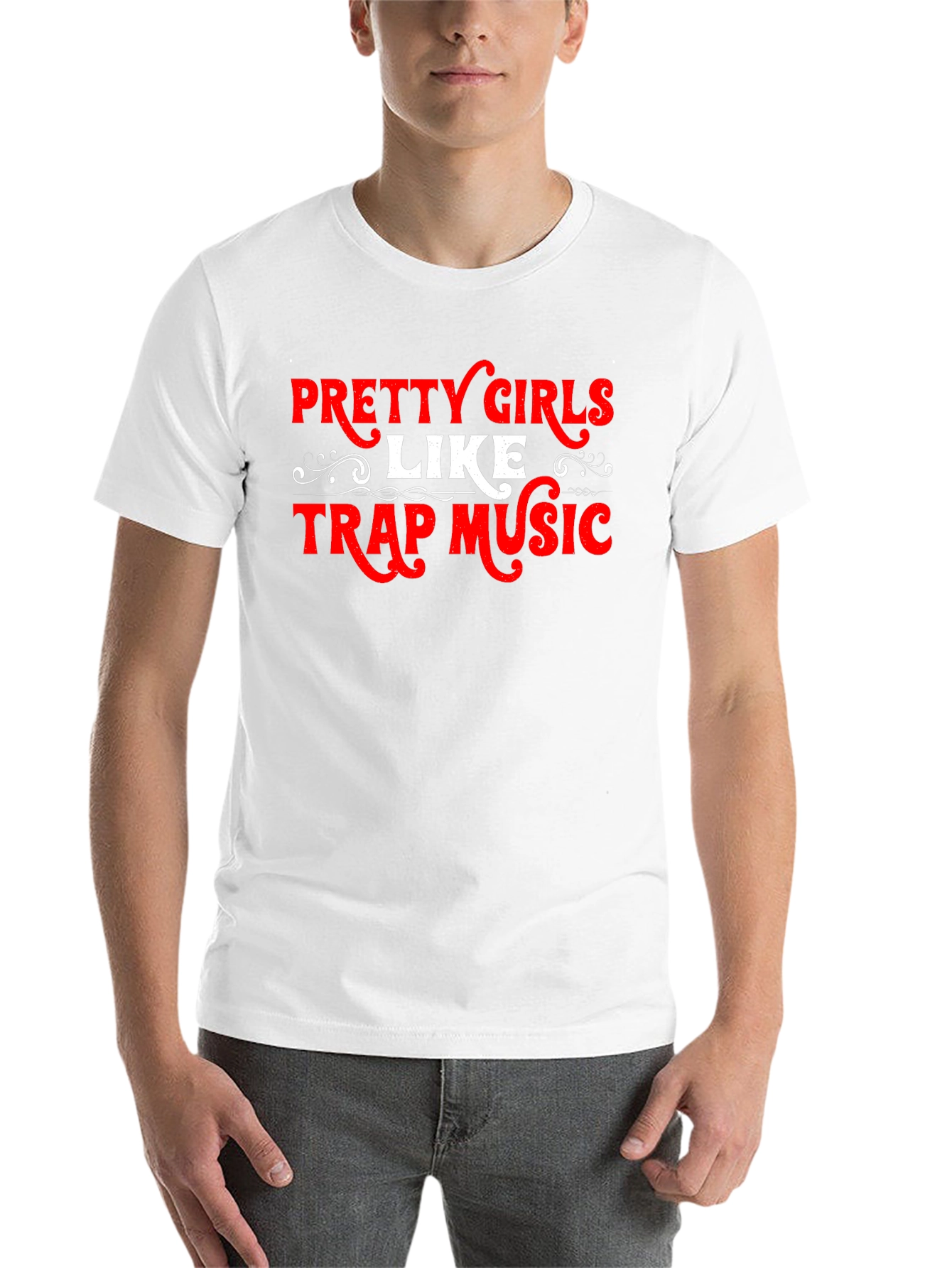 Black Pretty Girls Like Trap Music T-Shirt view 14