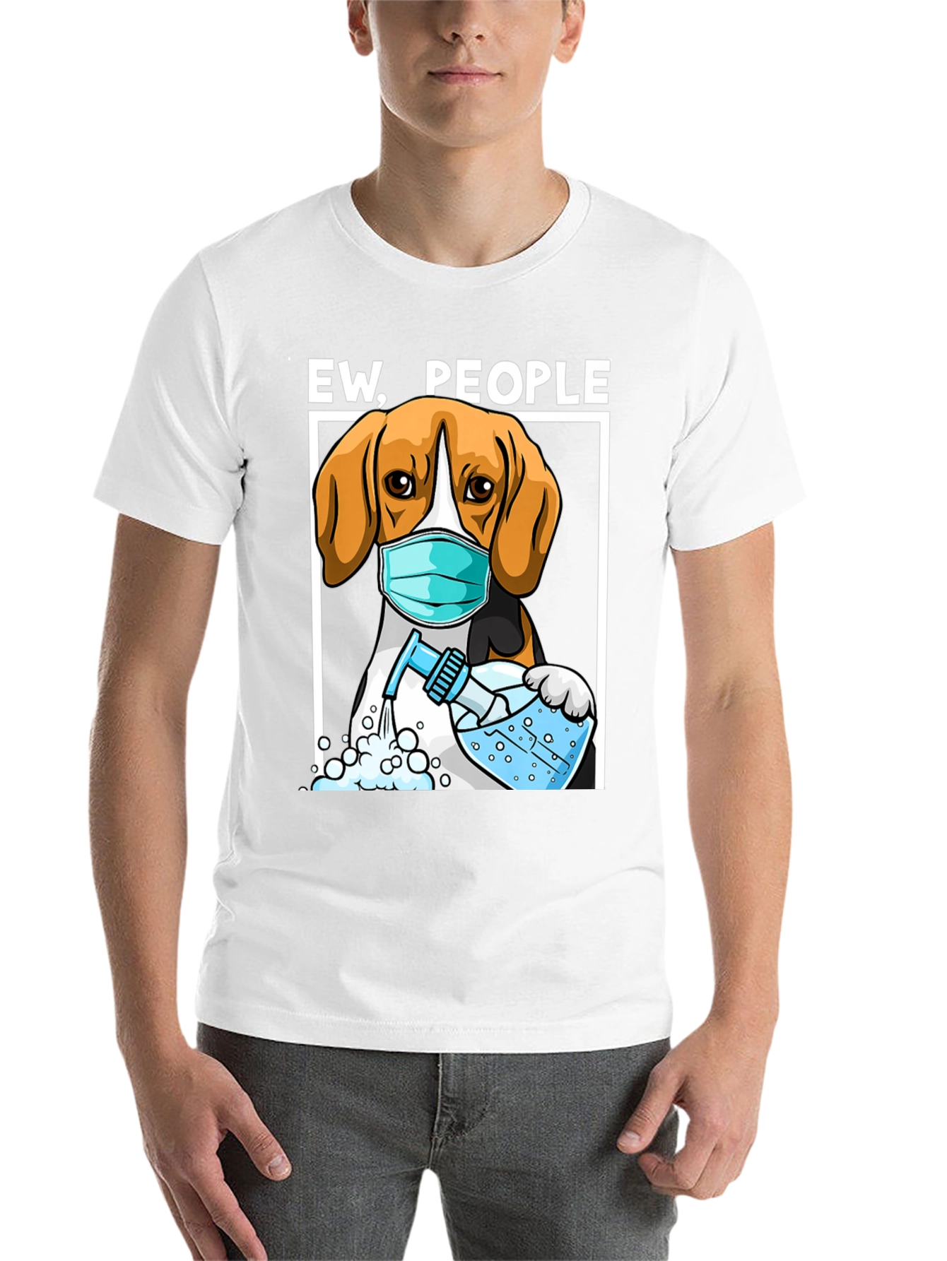 Black Ew People Dog T-Shirt view 14