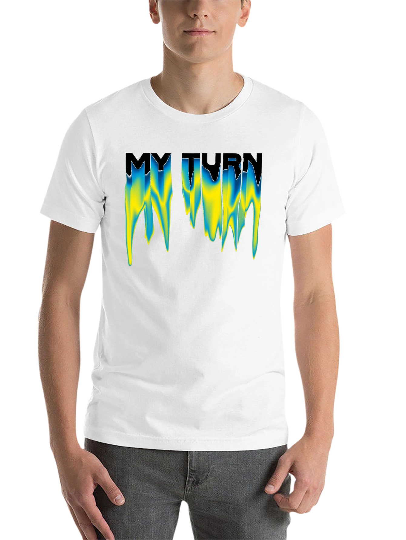 Black My Turn Graphic Tee - Drip Design view 14