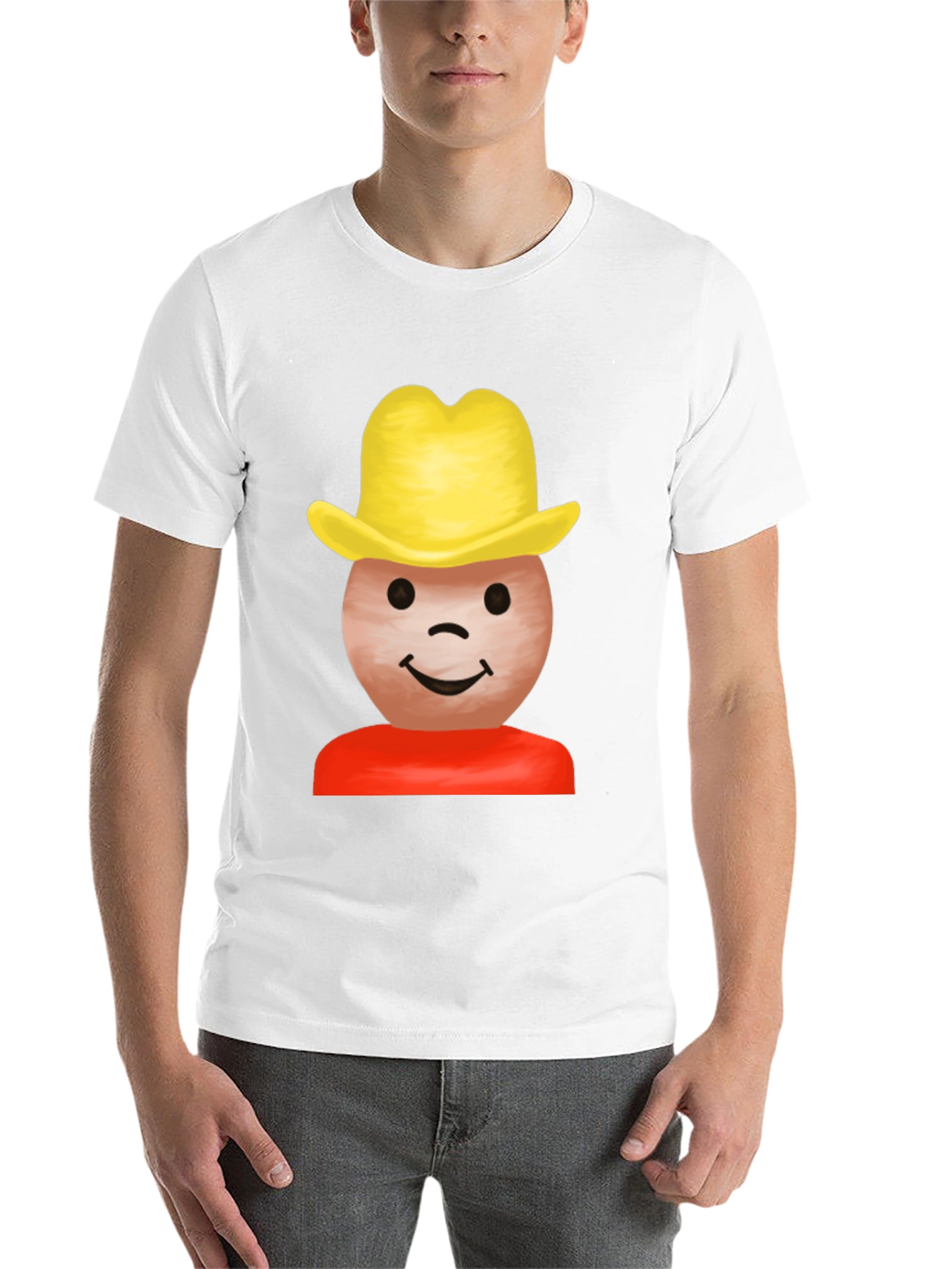 Black Cowboy Emoji Graphic Tee - Black T-Shirt view 14