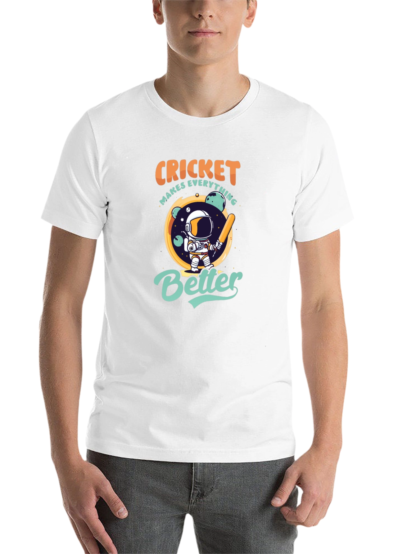 Cricket Makes Everything Better T-Shirt - 14