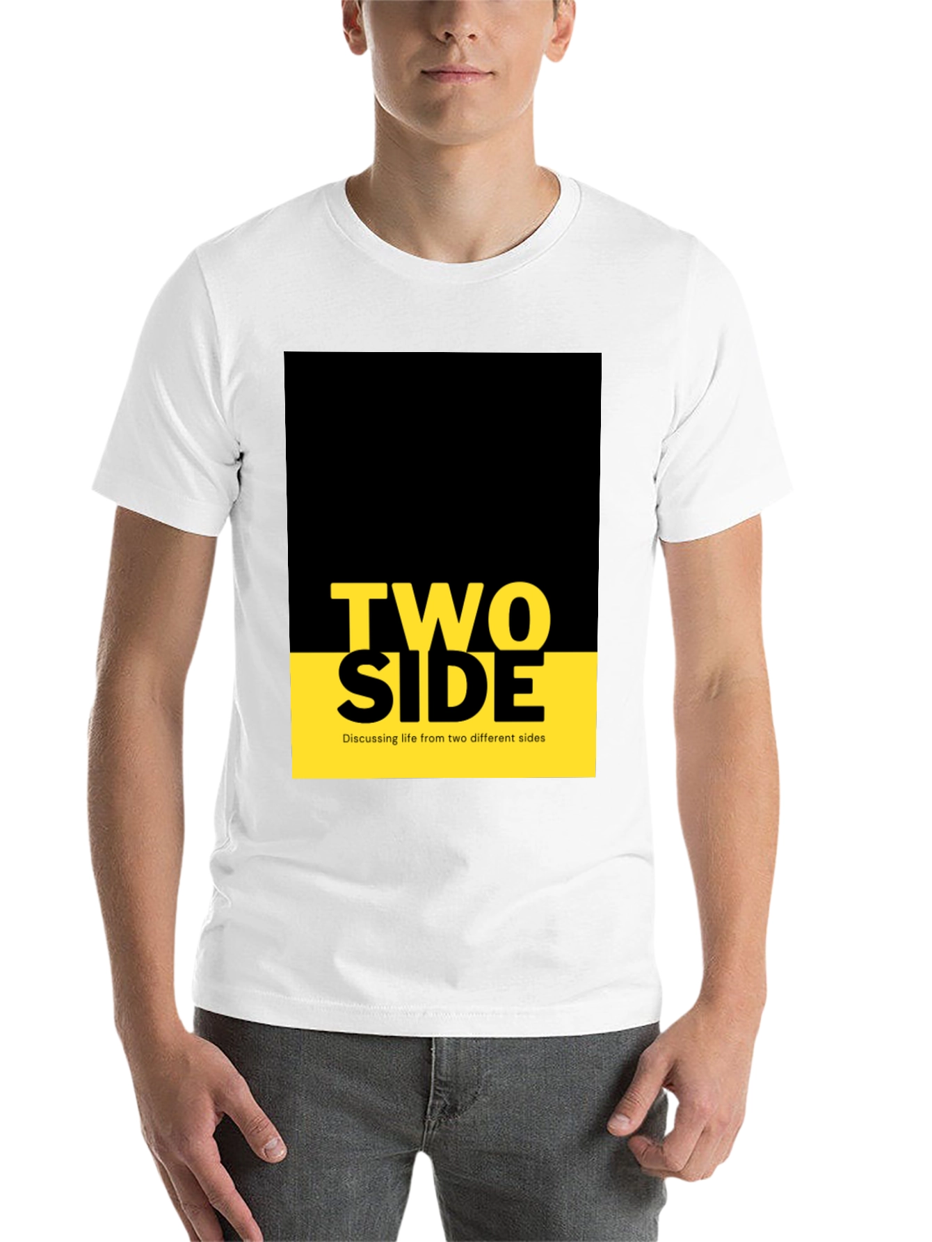 Black Two Side Graphic Tee - Discussing Life view 14