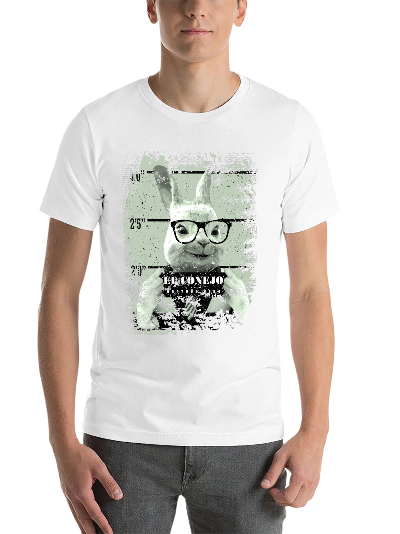 Black El Conejo Mugshot Graphic Tee view 14