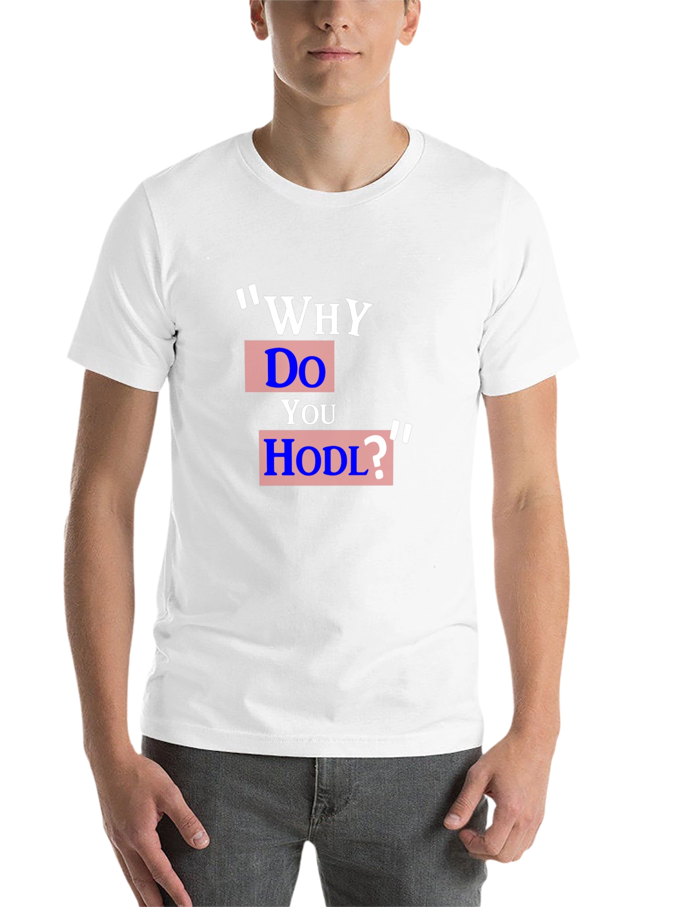 Black Why HODL? Crypto T-Shirt - Black view 14