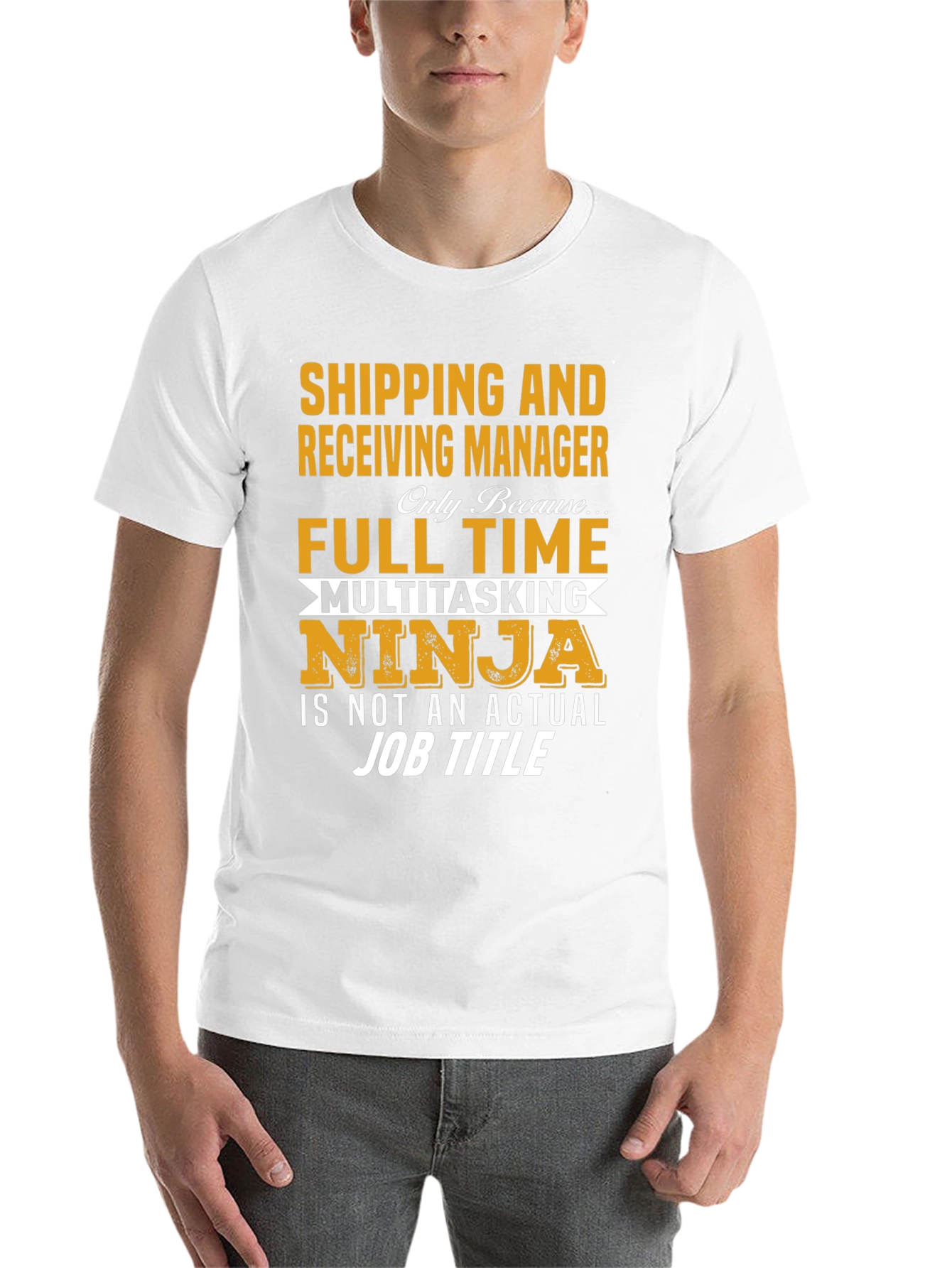 Black Shipping Manager Ninja Graphic Tee view 14