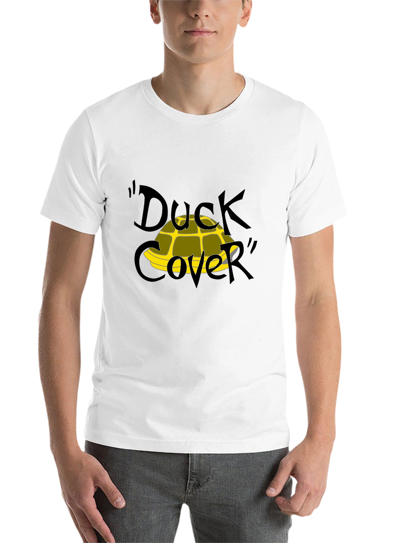 Black Duck Cover Funny Graphic T-Shirt view 14