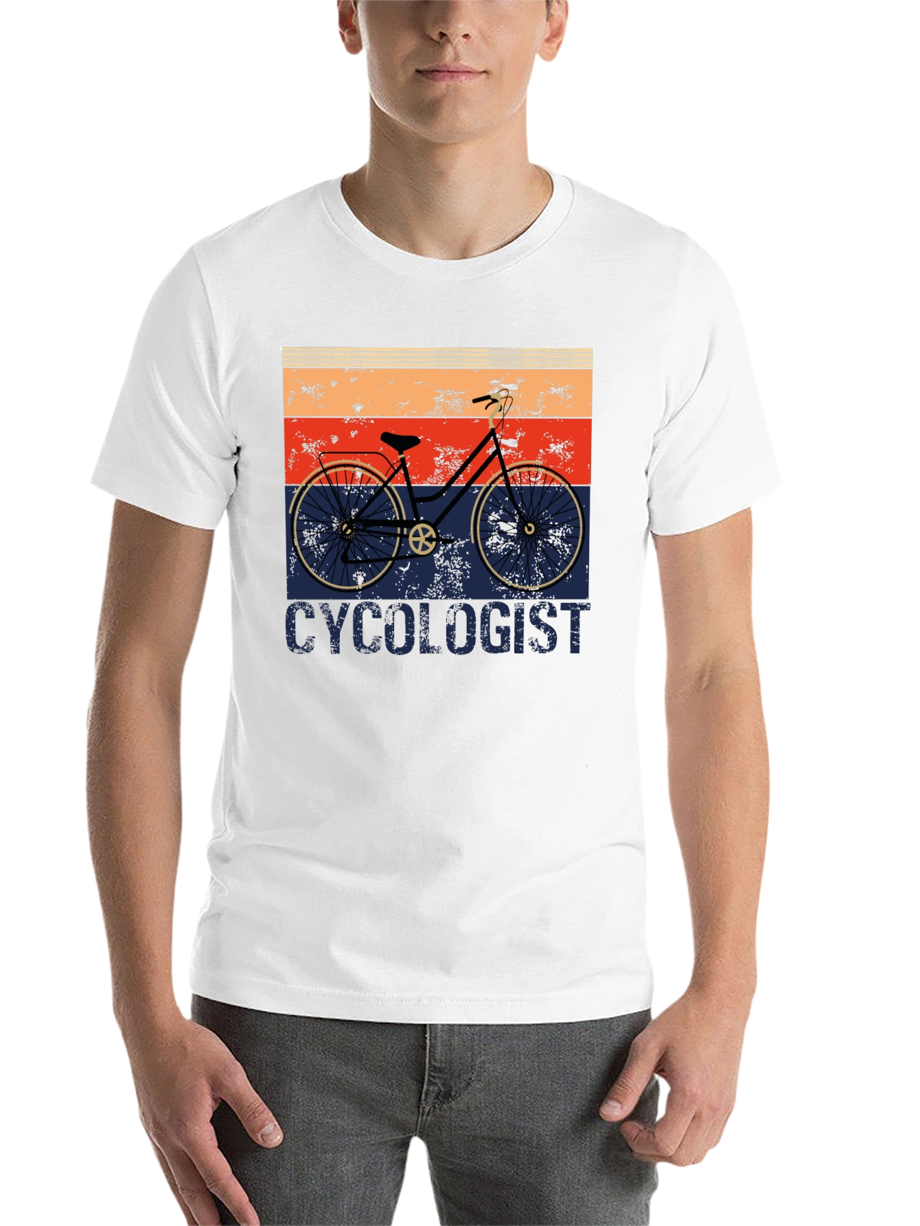 Black Cycologist Retro Cycling T-Shirt view 14
