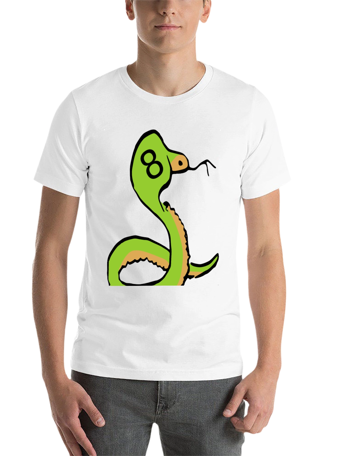 Black Snake Graphic T-Shirt - Unique Design view 14
