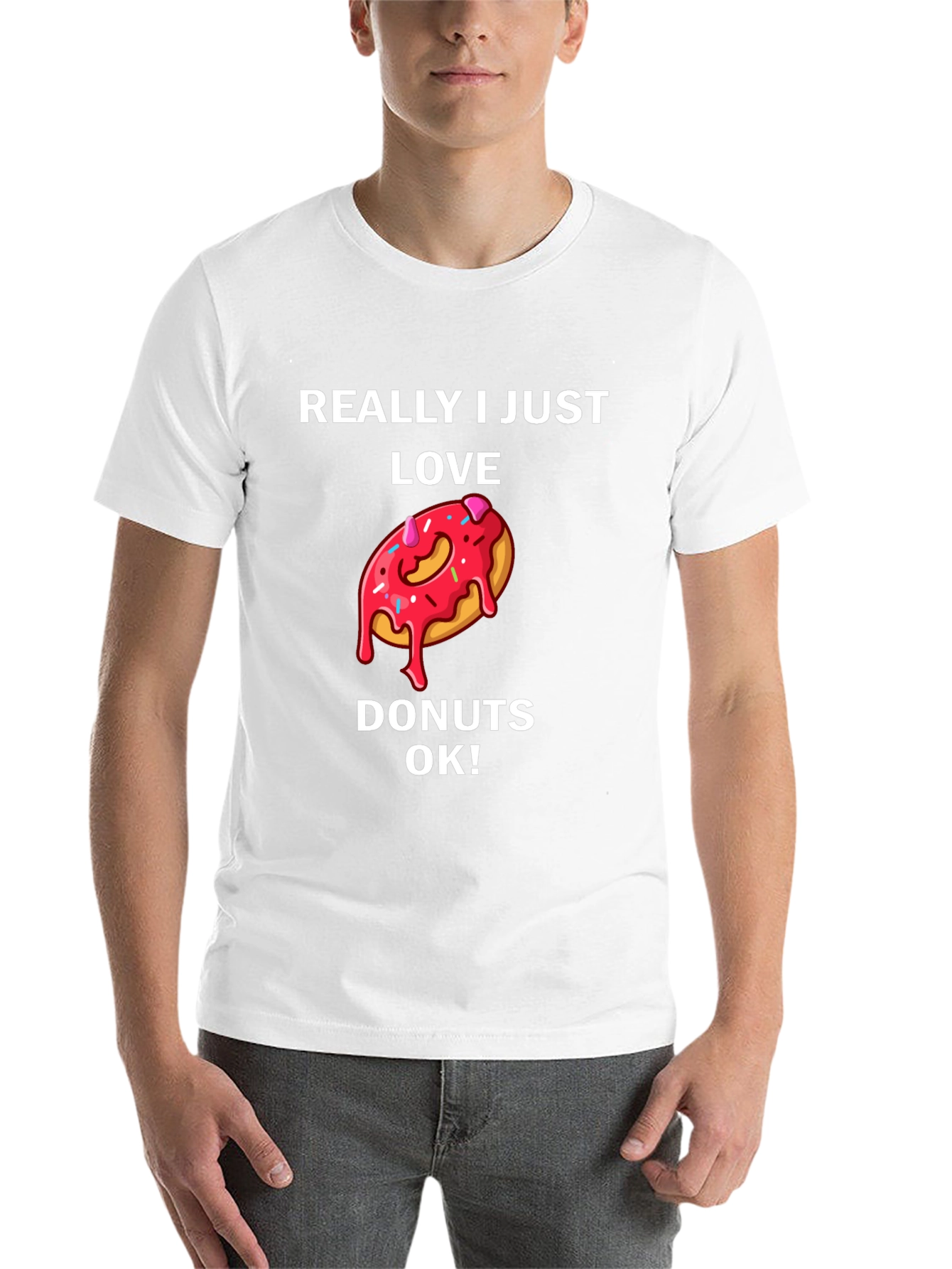 Black Donut Lover T-Shirt - Foodie Graphic Tee view 14