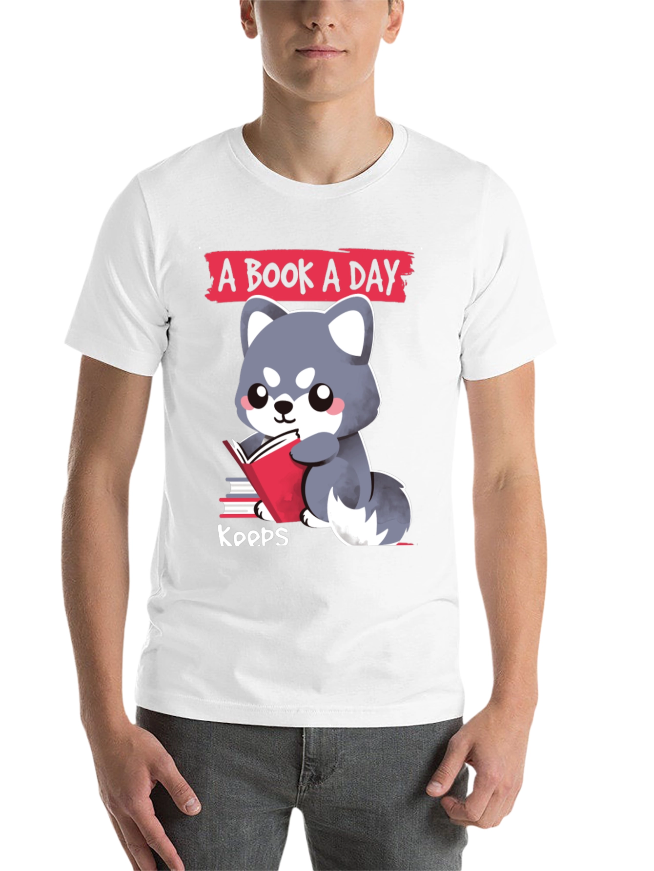 Black A Book A Day Koops T-Shirt view 14