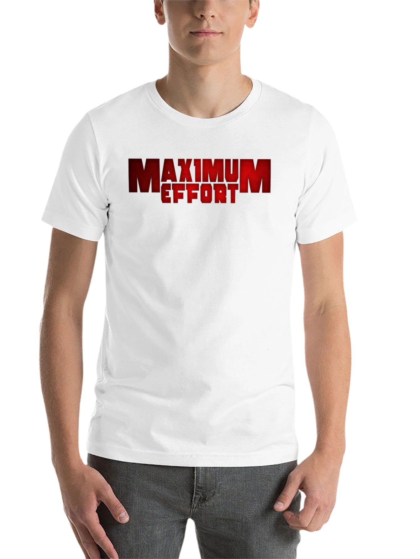 Black Maximum Effort Graphic T-Shirt - Stylish & Comfortable view 14