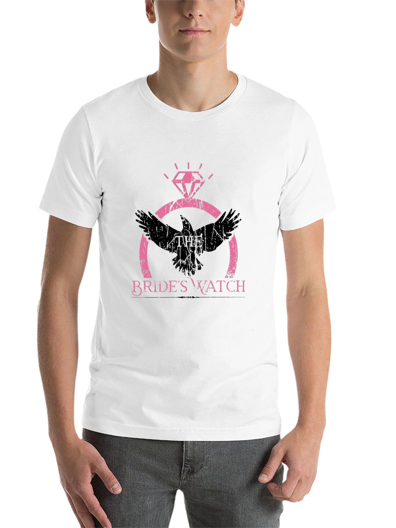 Black Bride's Watch Raven Graphic T-Shirt view 14