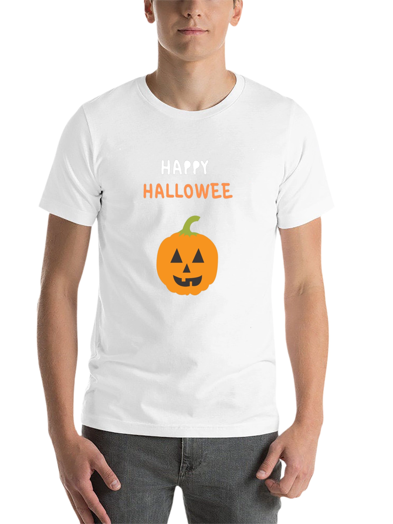 Happy Hallowee Pumpkin Graphic Tee - 14