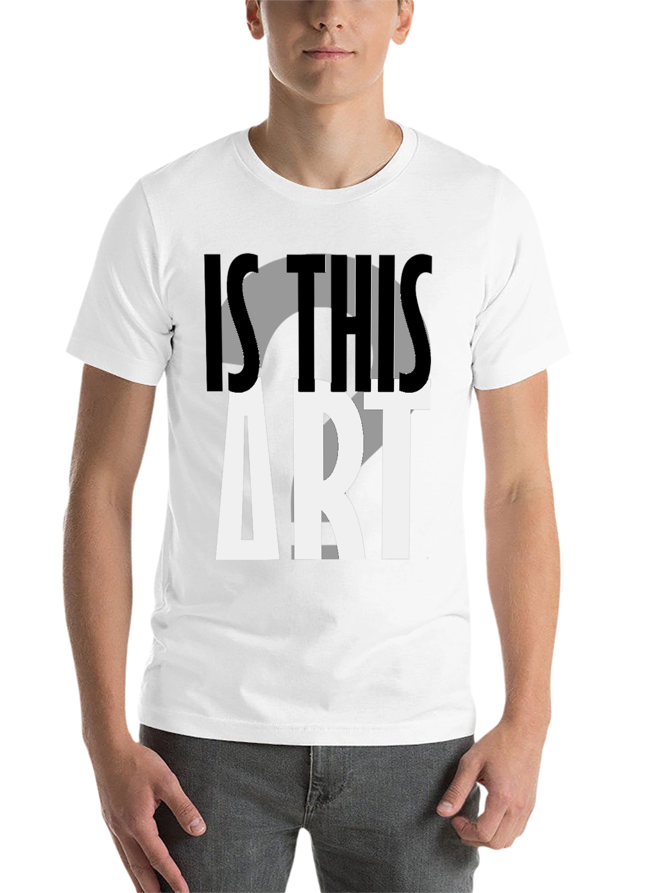 Black Is This Art? Graphic Print T-Shirt view 14