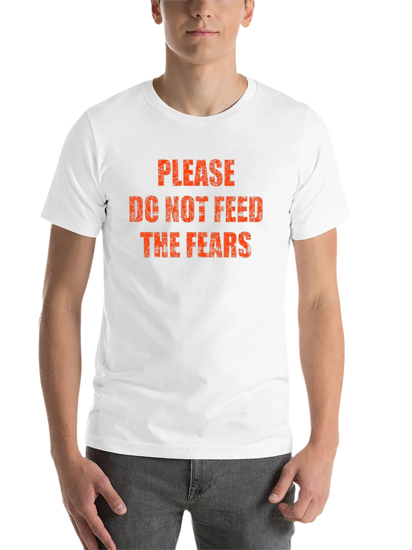 Black Please Do Not Feed The Fears T-Shirt view 14
