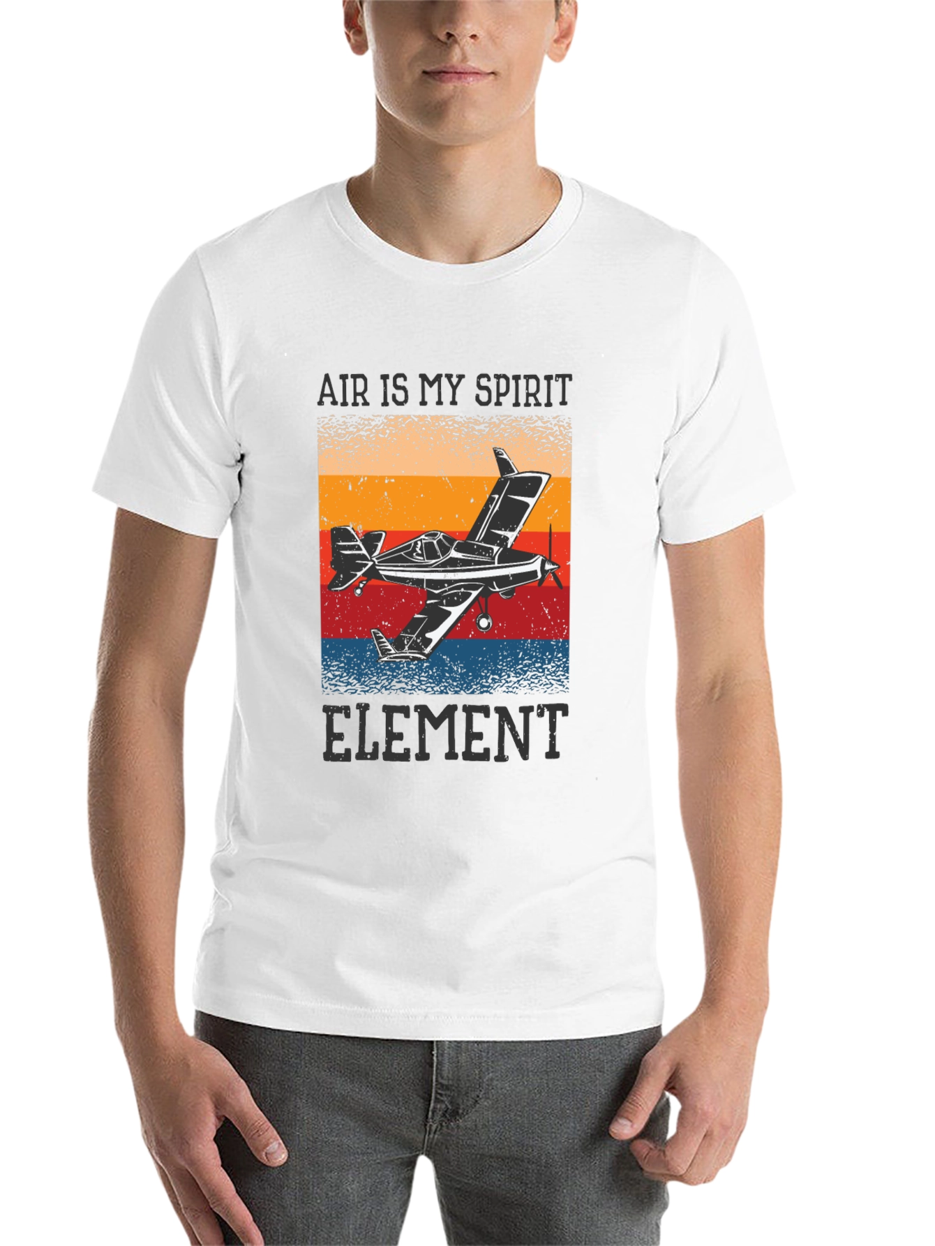 Black Air is My Spirit Element Graphic T-Shirt view 14